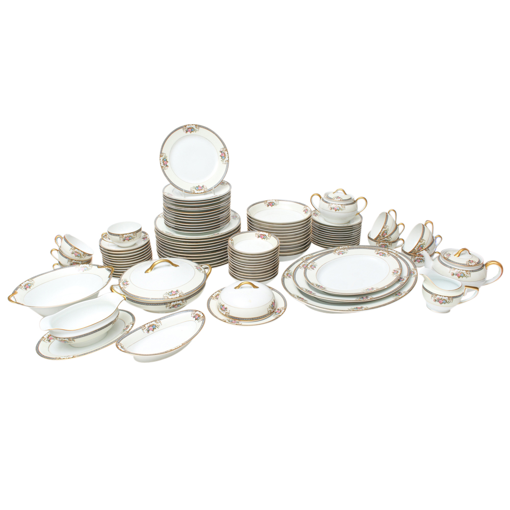 Noritake "Grasmere" Porcelain Dinner Service