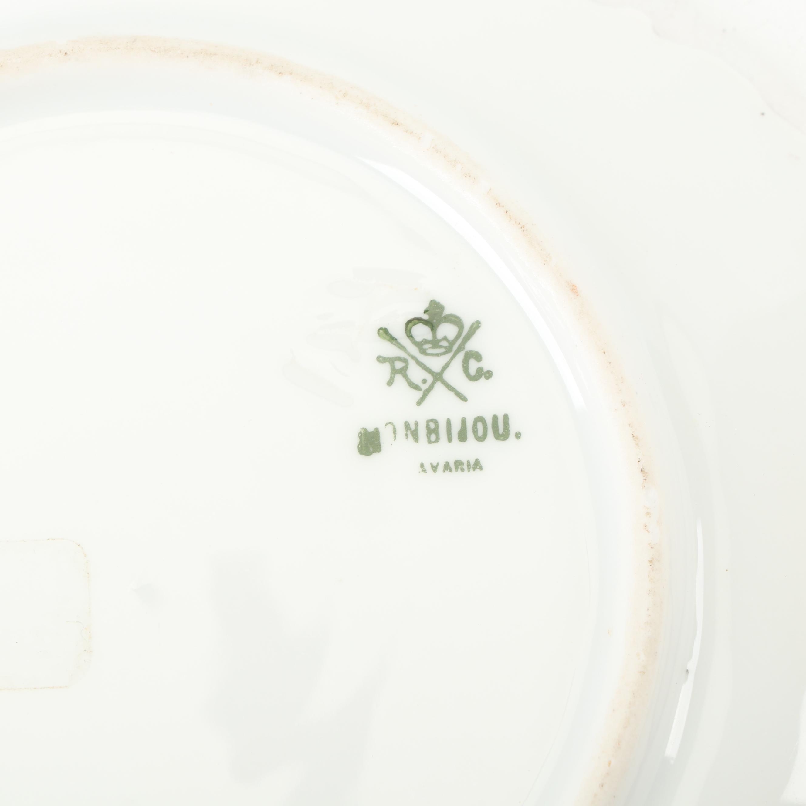 Royal Goedewaagen House Bottles, Limoges Perfume Bottle, And Hand-Painted Plates