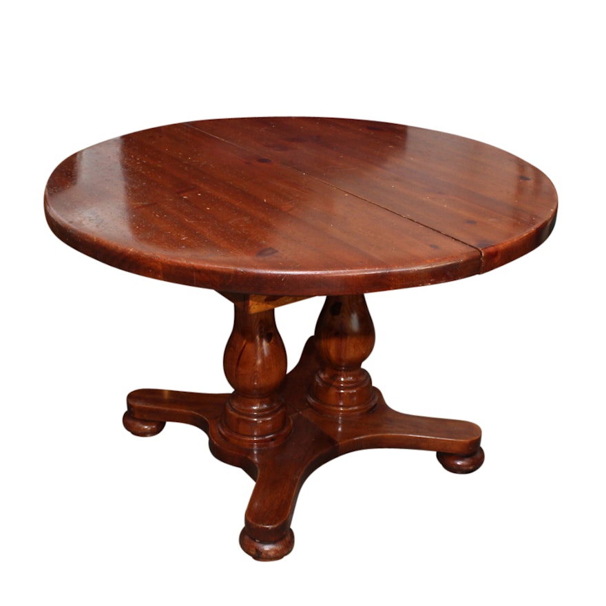 Pine Double Pedestal Dining Table