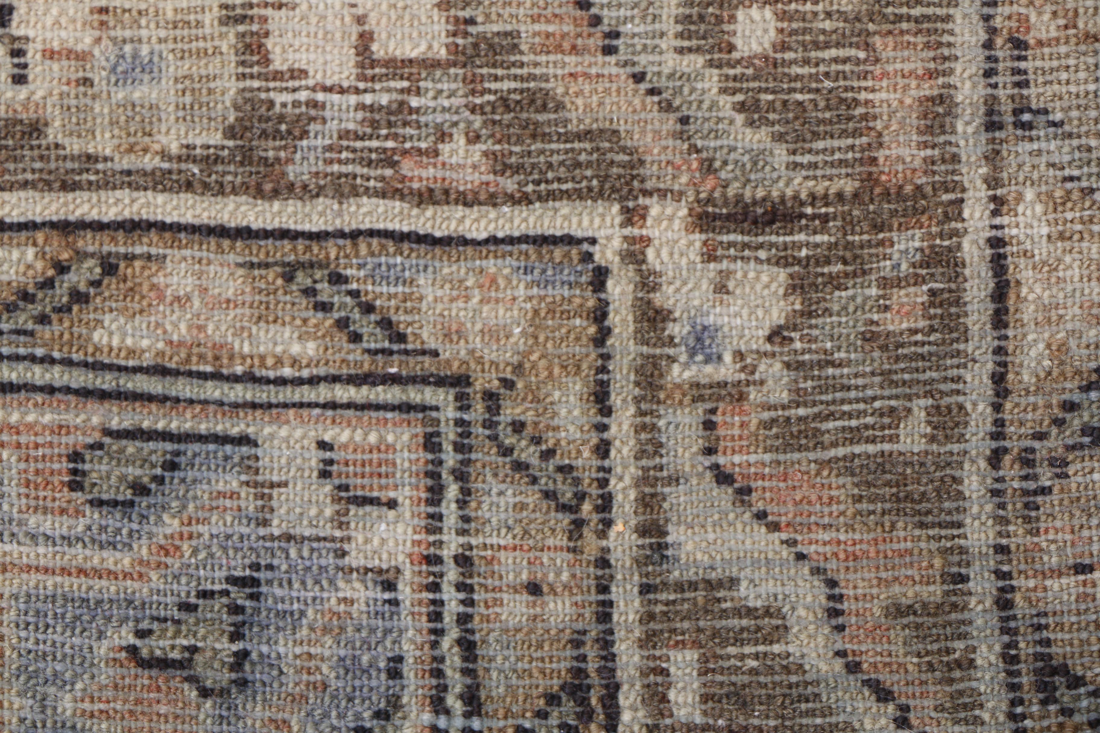 Hand-Knotted Persian Malayer Wool Carpet Runner