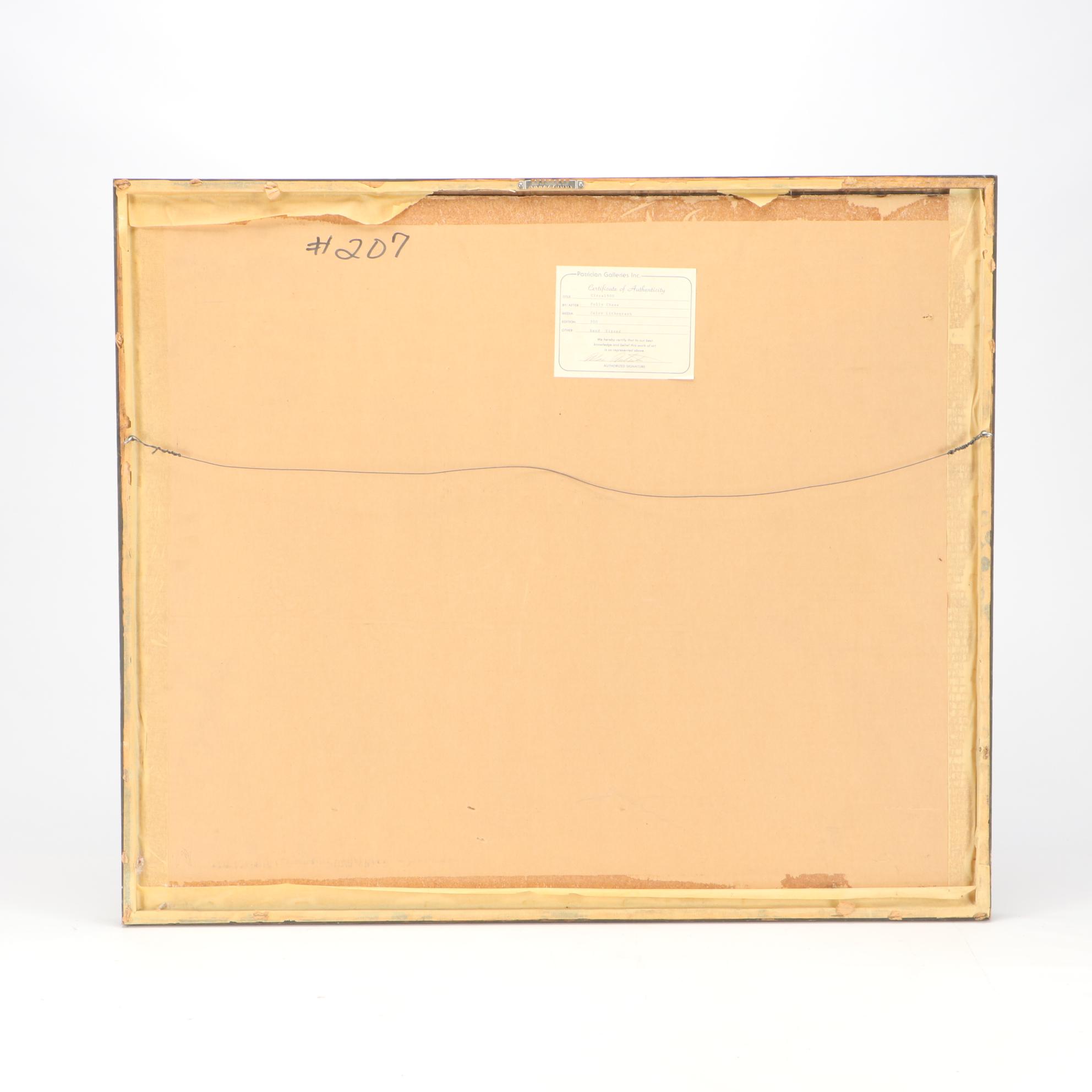 Polly Chase Limited Edition Lithograph Street Scene