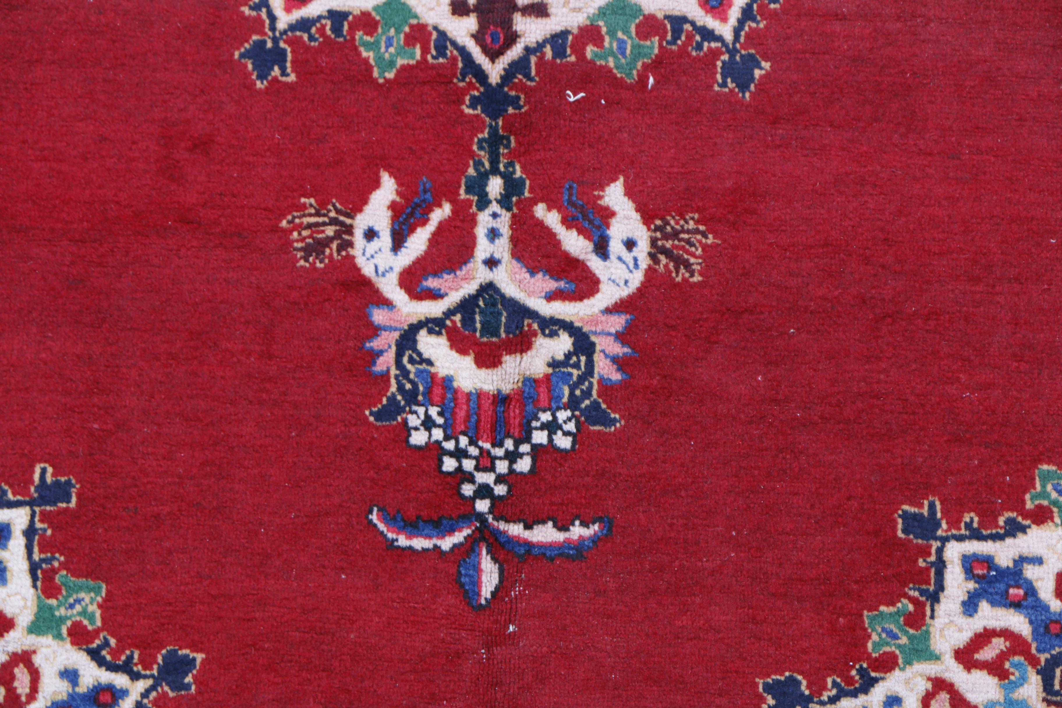 Hand-Knotted Persian Tabriz Wool Area Rug