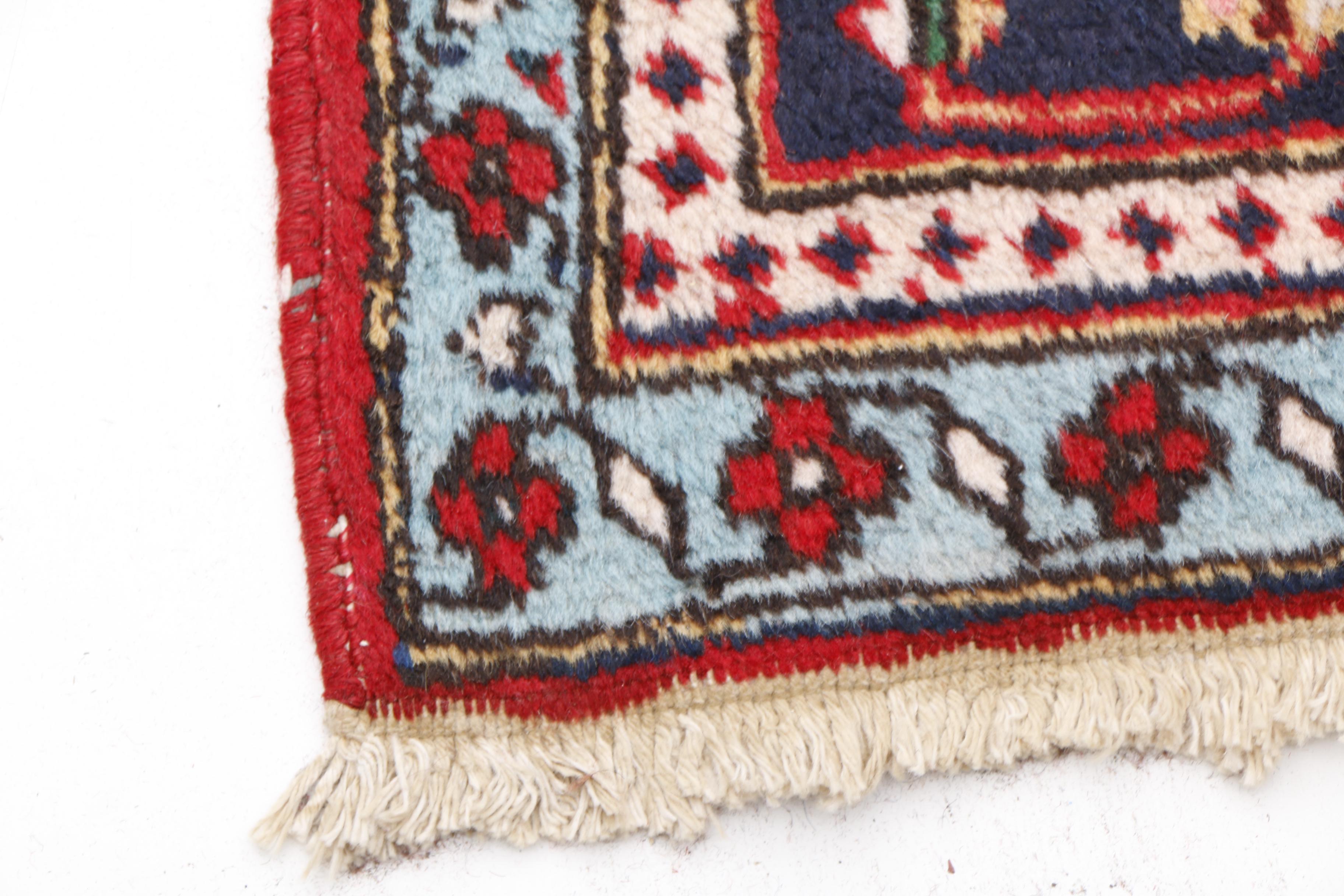 Hand-Knotted Persian Tabriz Wool Area Rug