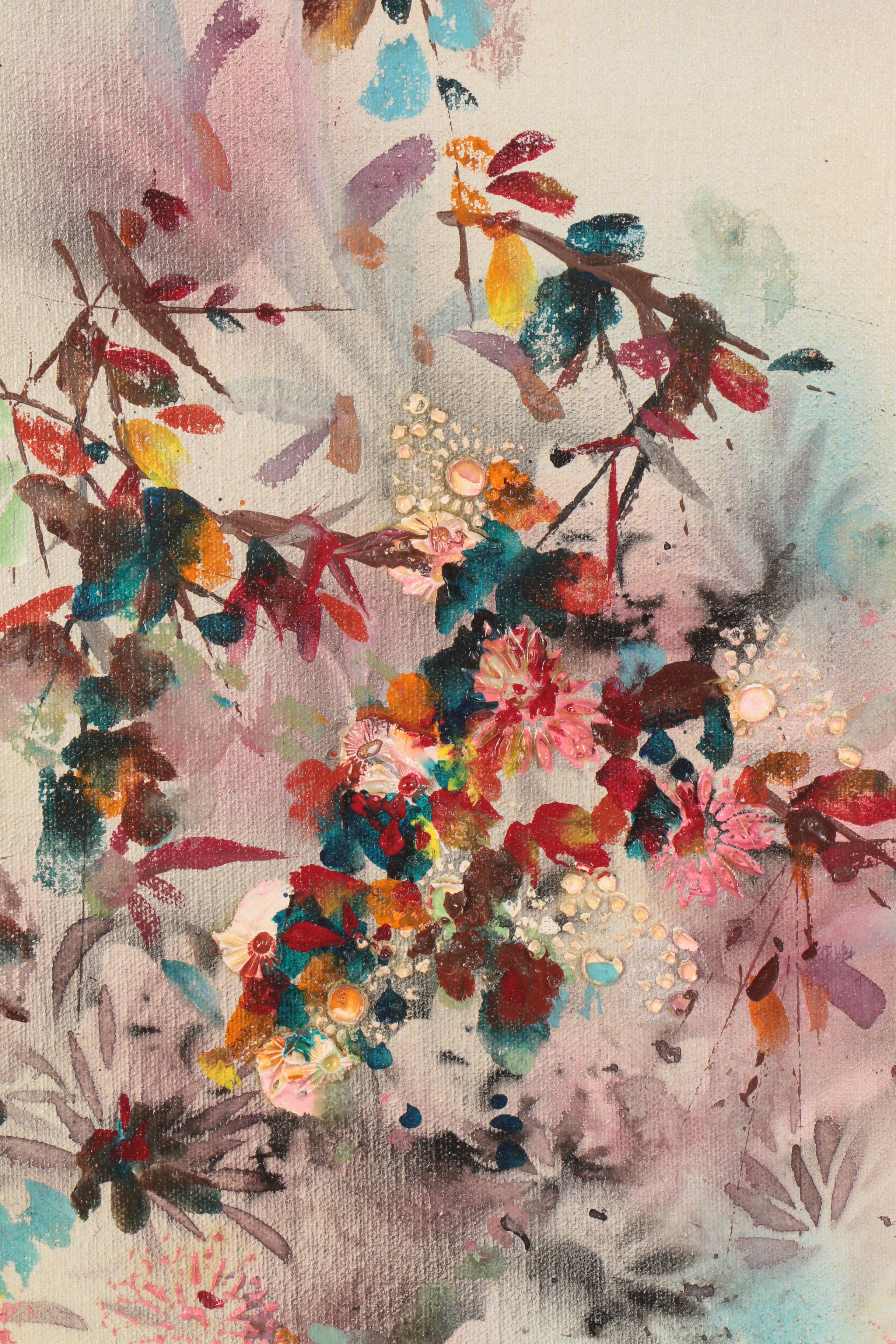 Shoo Ching Wan 1987 Oil Painting