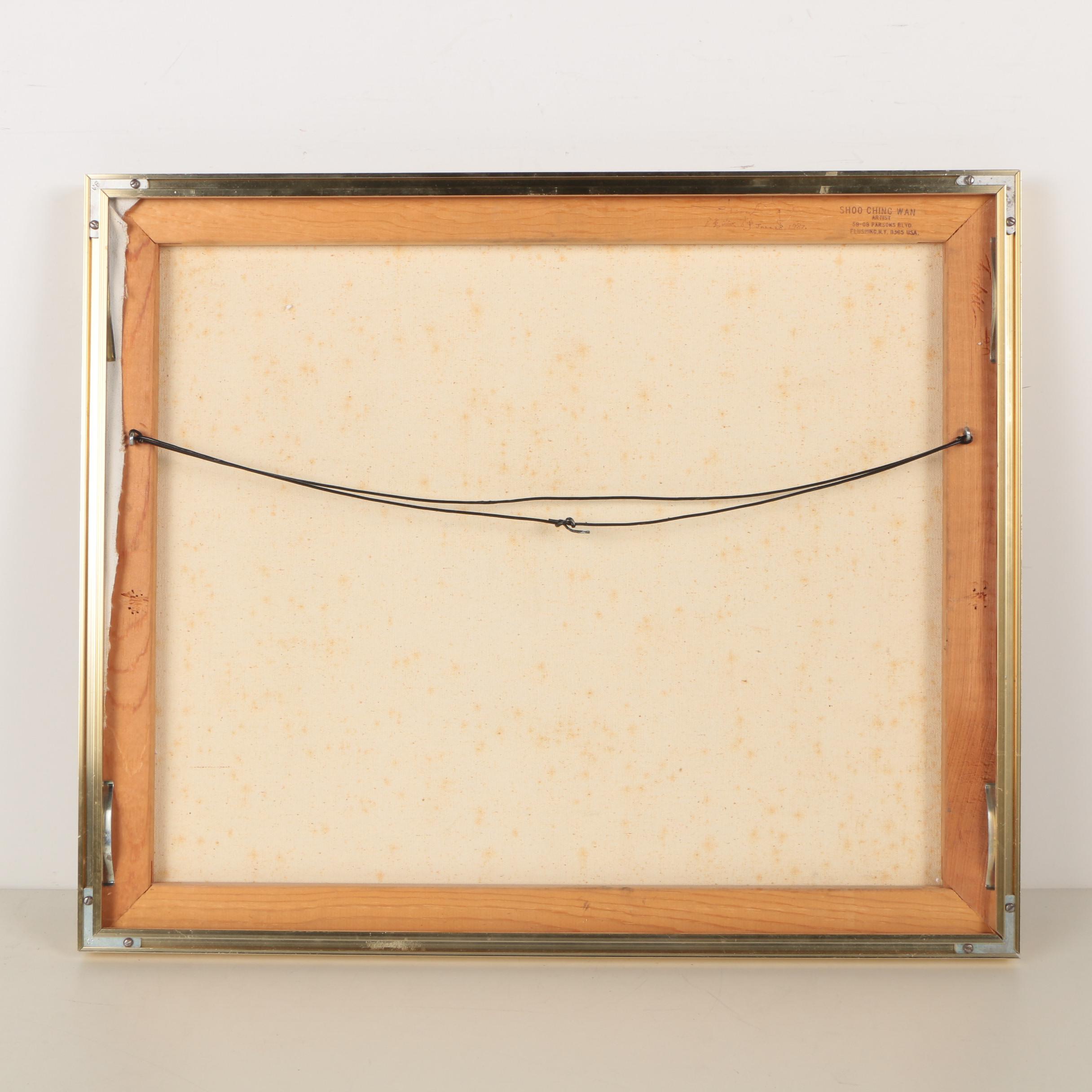 Shoo Ching Wan 1987 Oil Painting