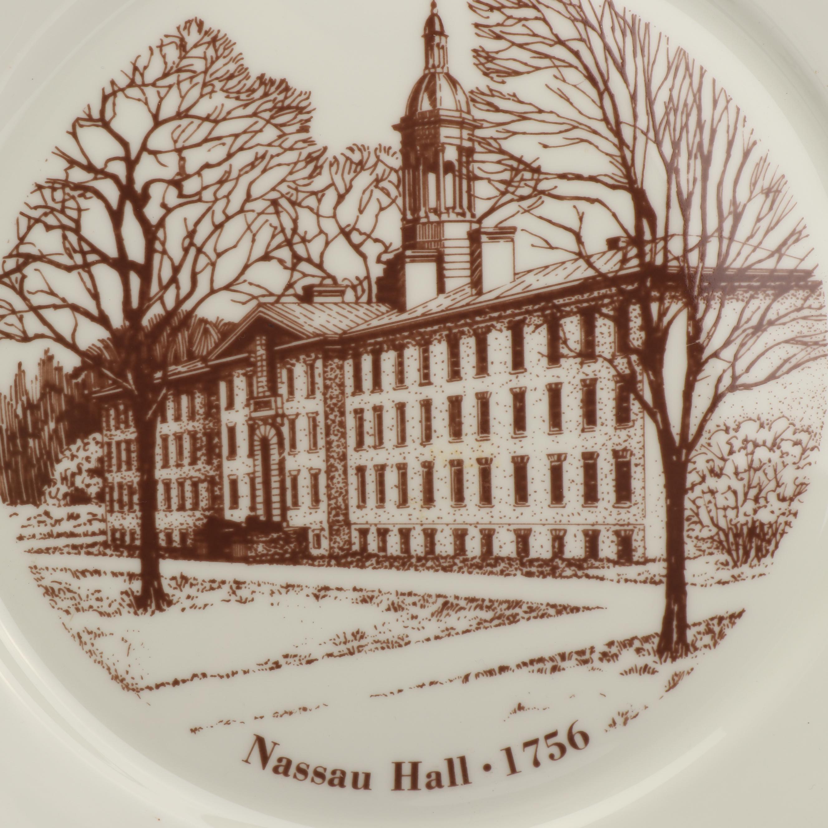 Lenox Porcelain Collector Plates featuring Historical Buildings of New Jersey