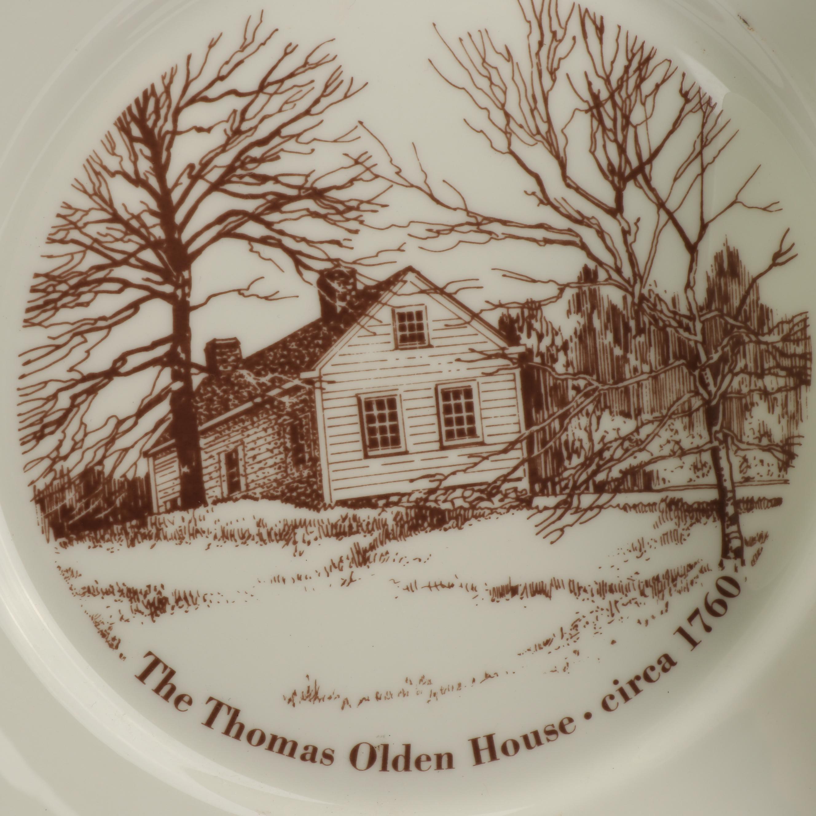 Lenox Porcelain Collector Plates featuring Historical Buildings of New Jersey