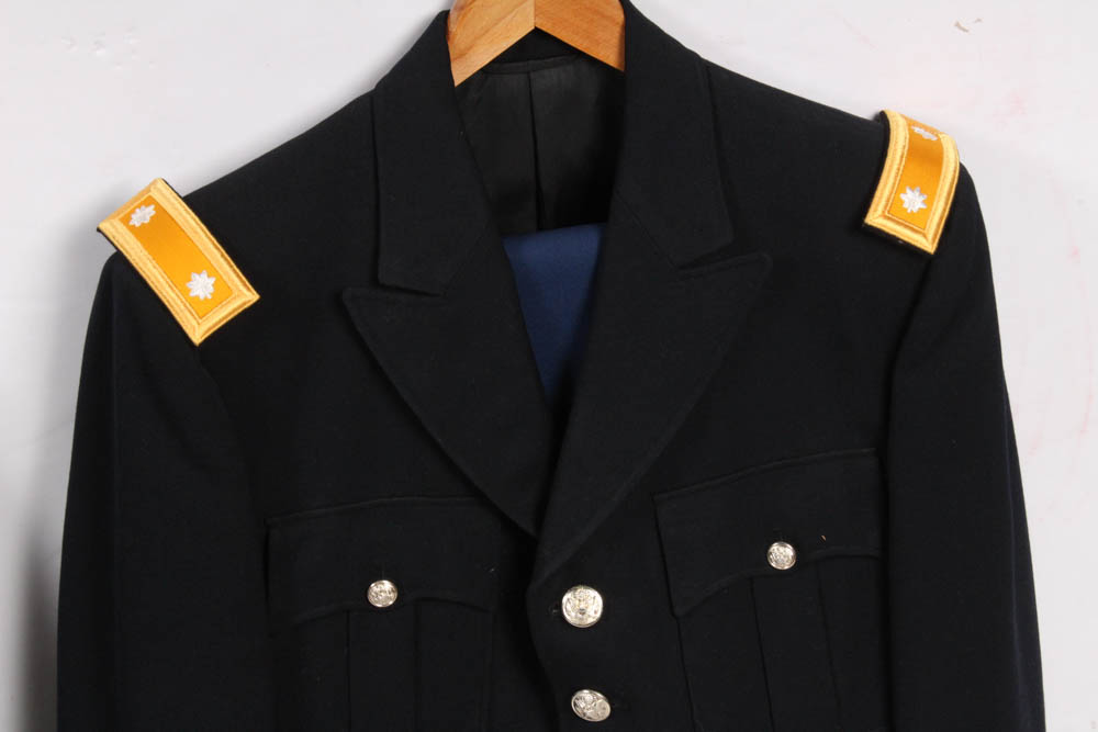 Army Ranger Officer Green Uniform and Dress Blue with Epaulets