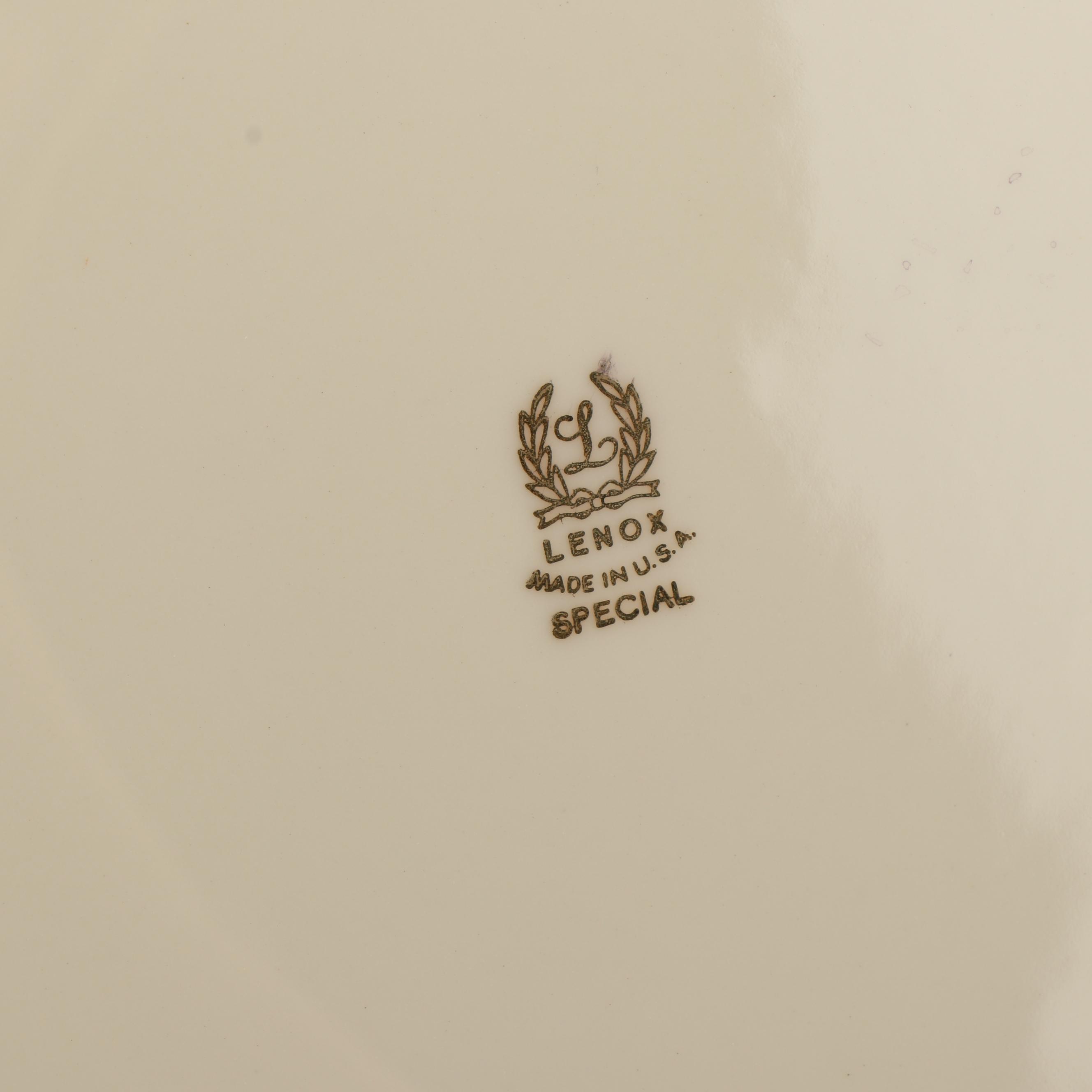 Lenox "Stagecoach" Porcelain Chop Platter