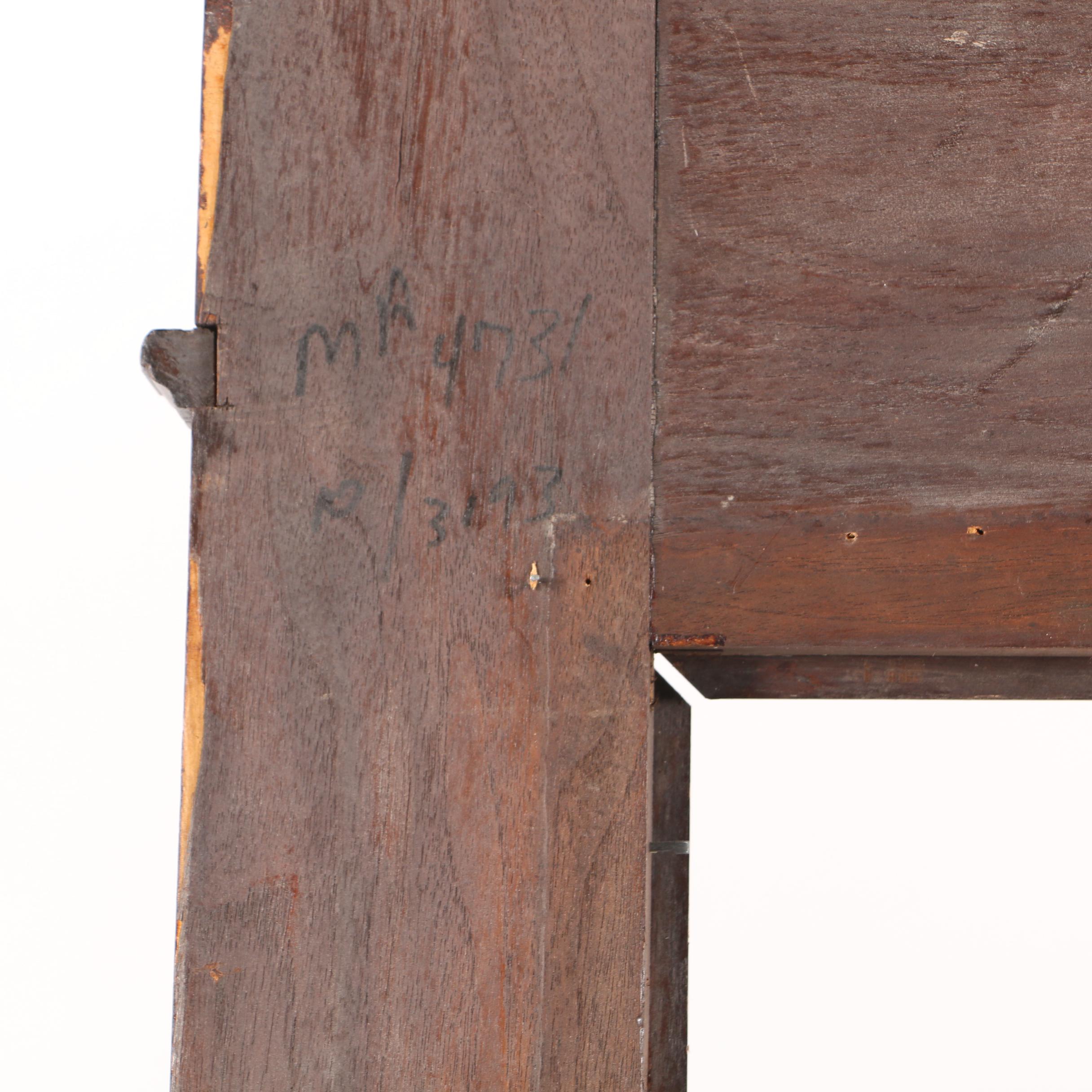 Hall Tree with Brass Hooks and Hardware