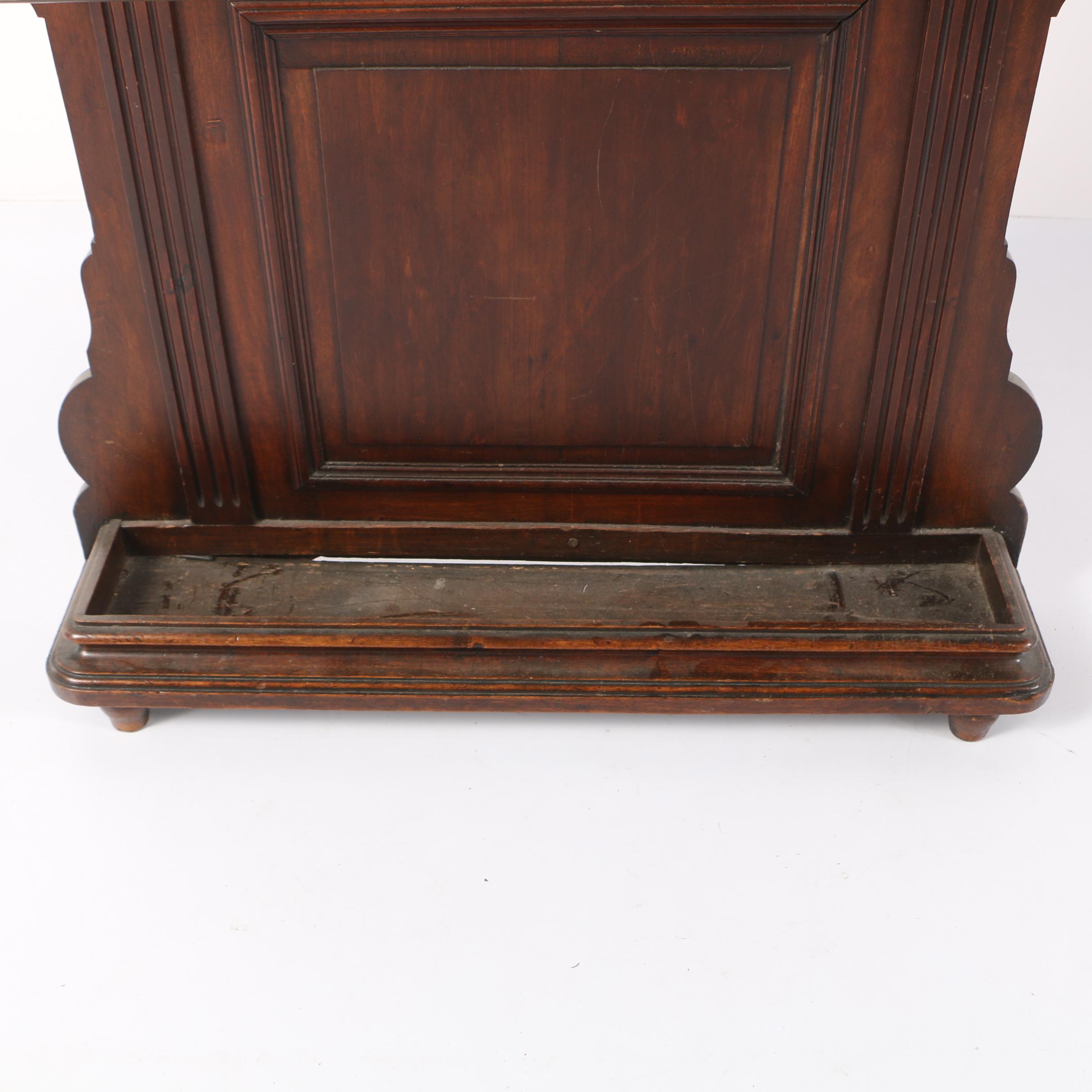 Hall Tree with Brass Hooks and Hardware