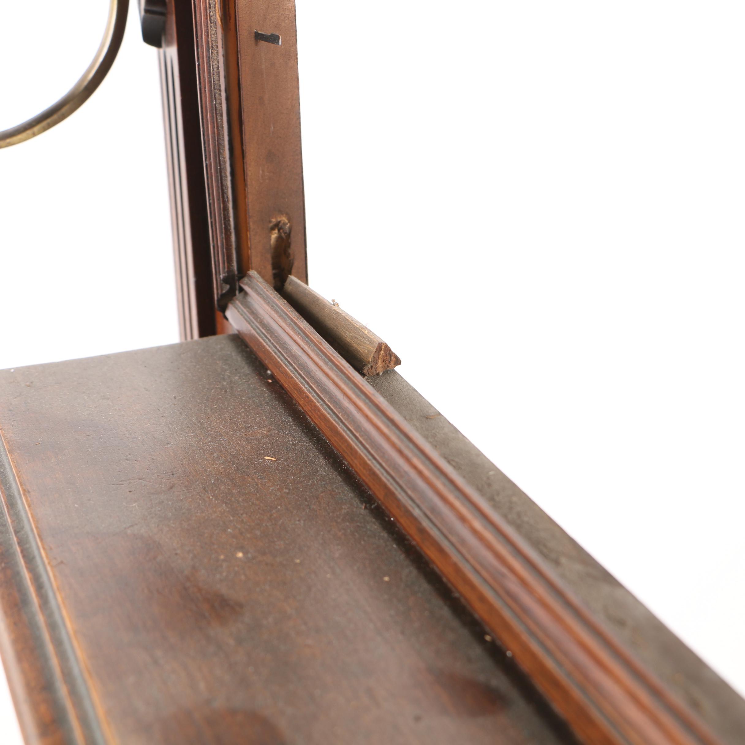 Hall Tree with Brass Hooks and Hardware