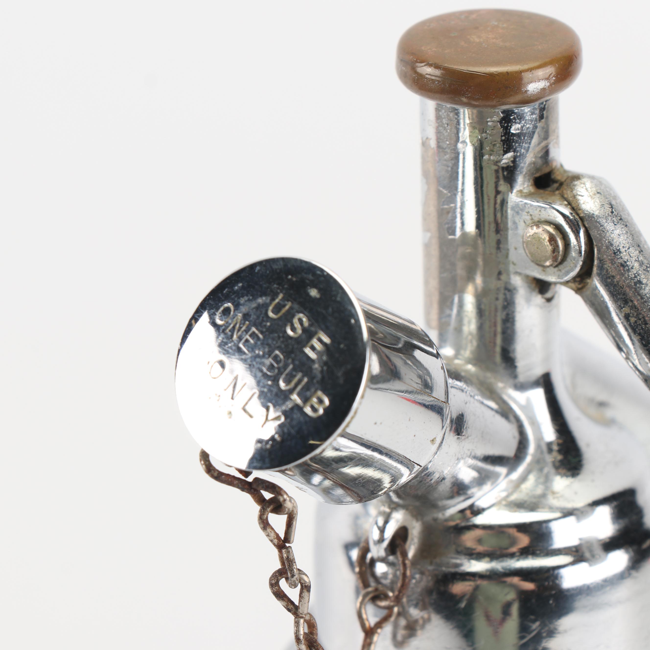 Vintage Sparklets Pewter Wrapped Seltzer Bottle