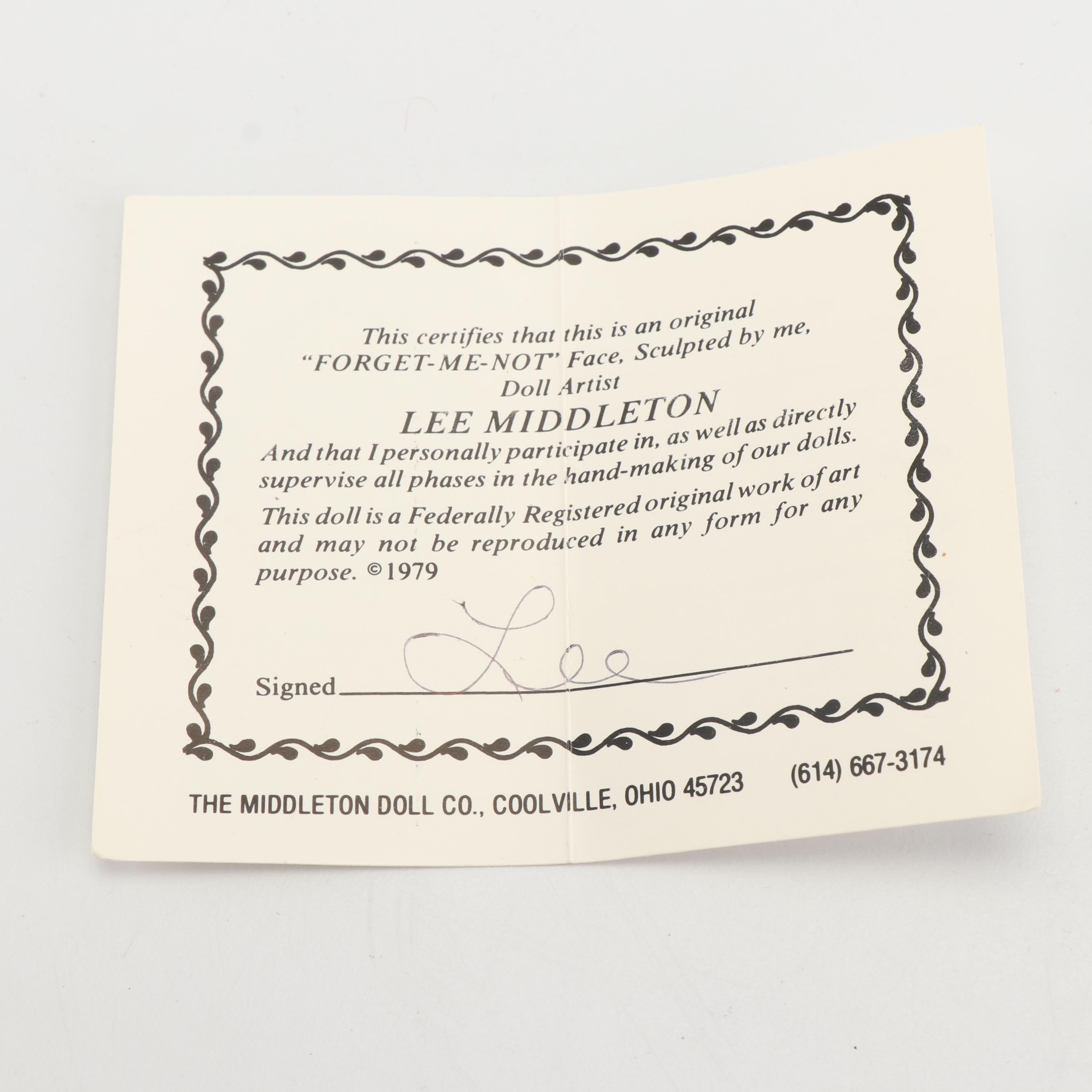 1979 Lee Middleton "Little Angel" Doll