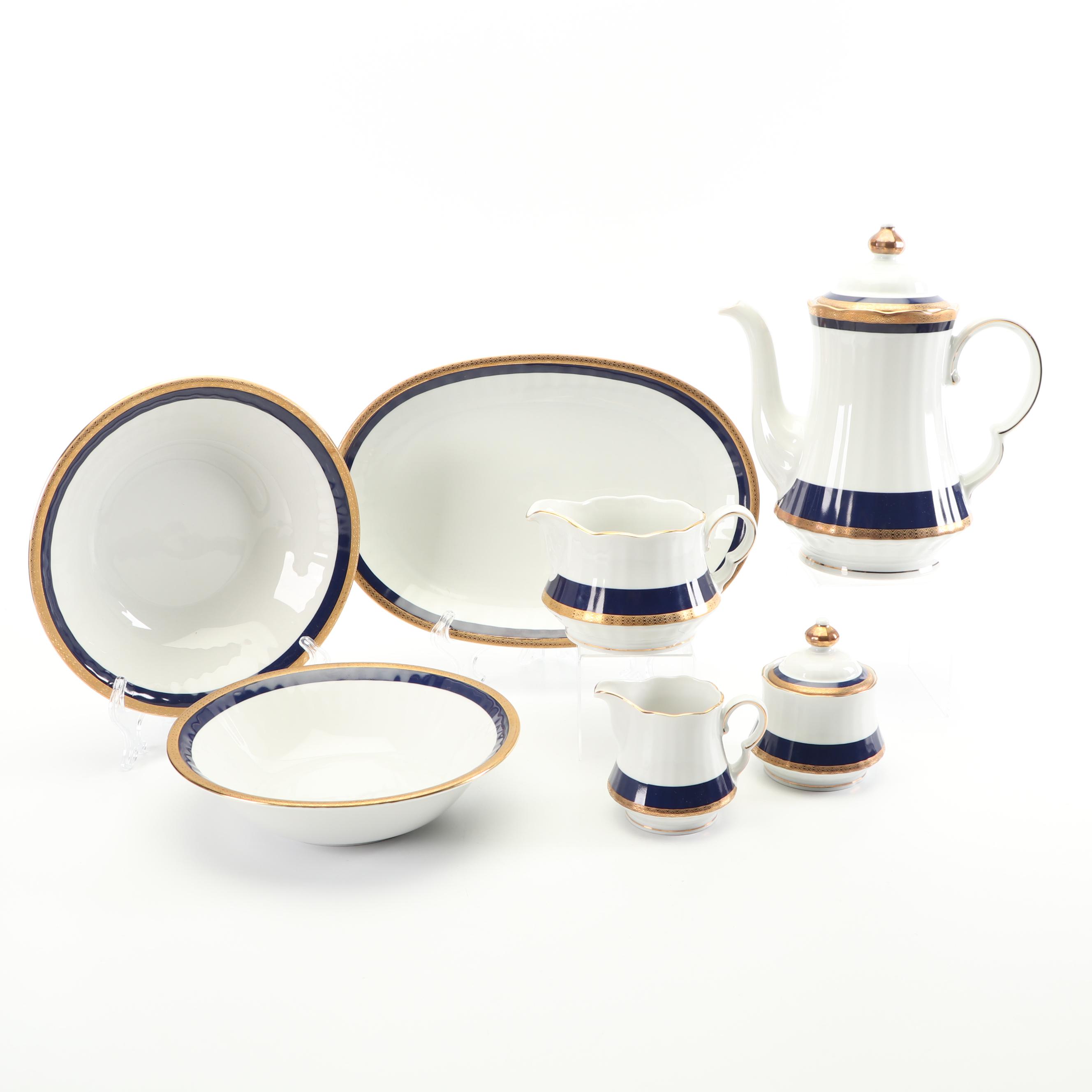 Vintage Gebrüder Winterling Porcelain Coffee Set and Serveware