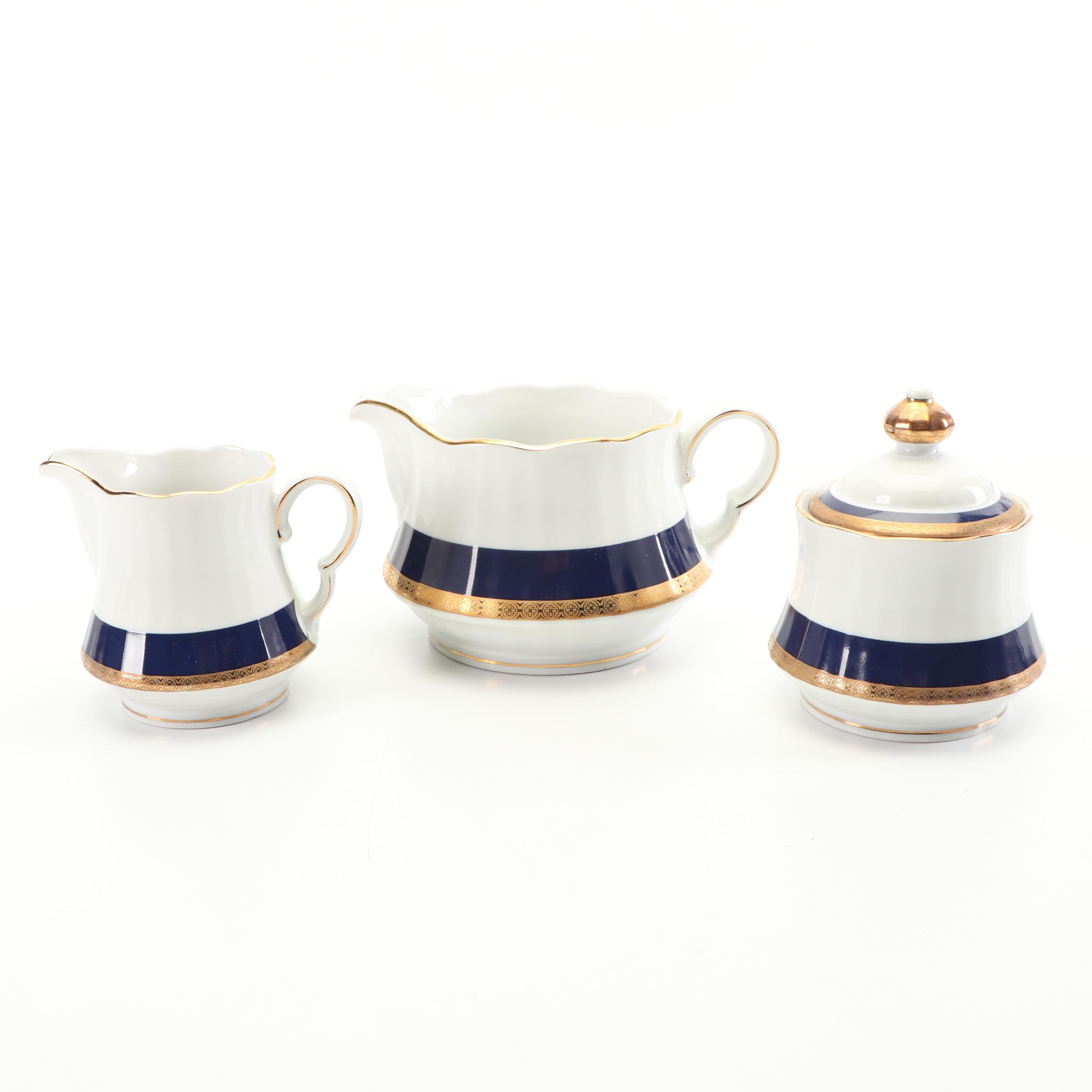 Vintage Gebrüder Winterling Porcelain Coffee Set and Serveware