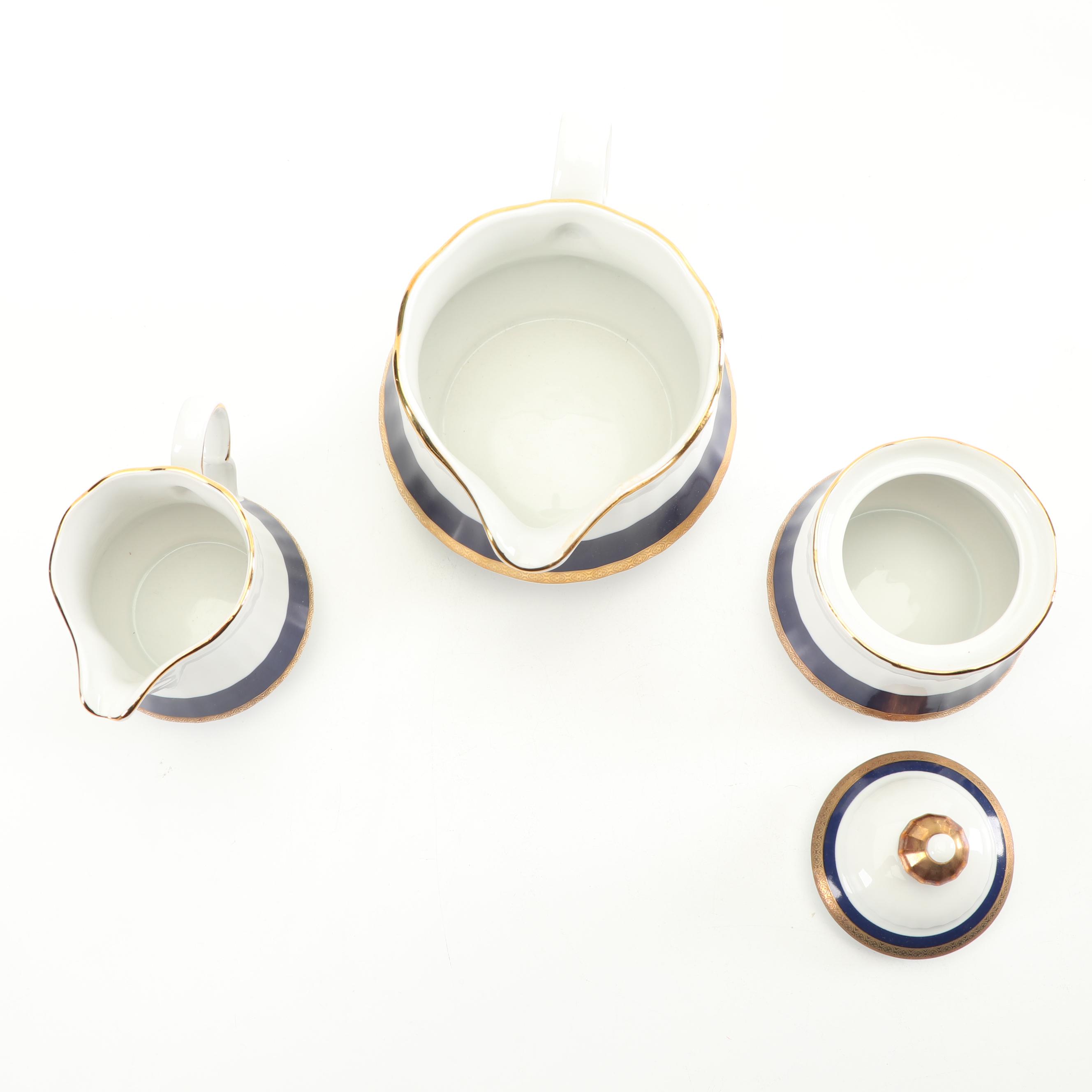 Vintage Gebrüder Winterling Porcelain Coffee Set and Serveware