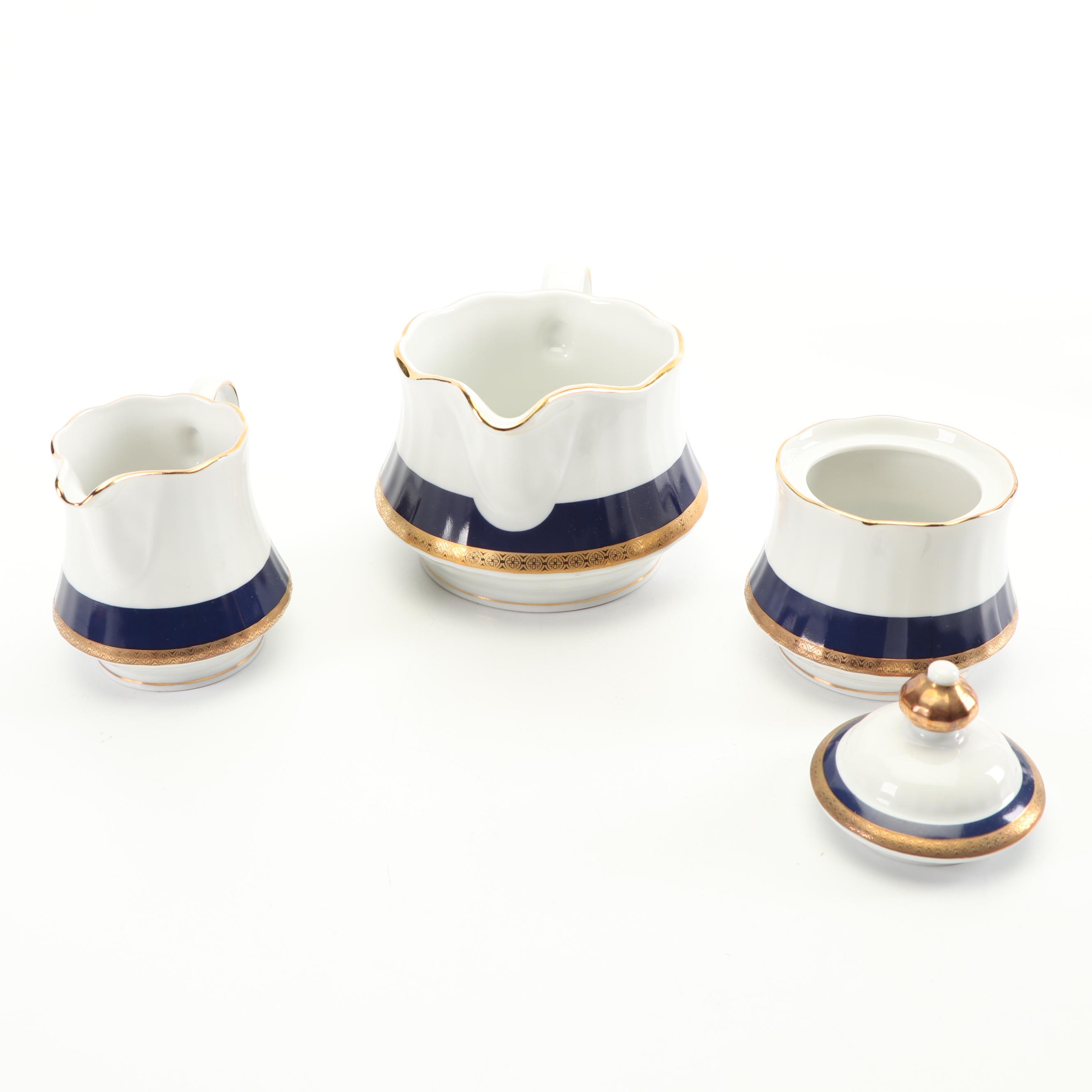Vintage Gebrüder Winterling Porcelain Coffee Set and Serveware