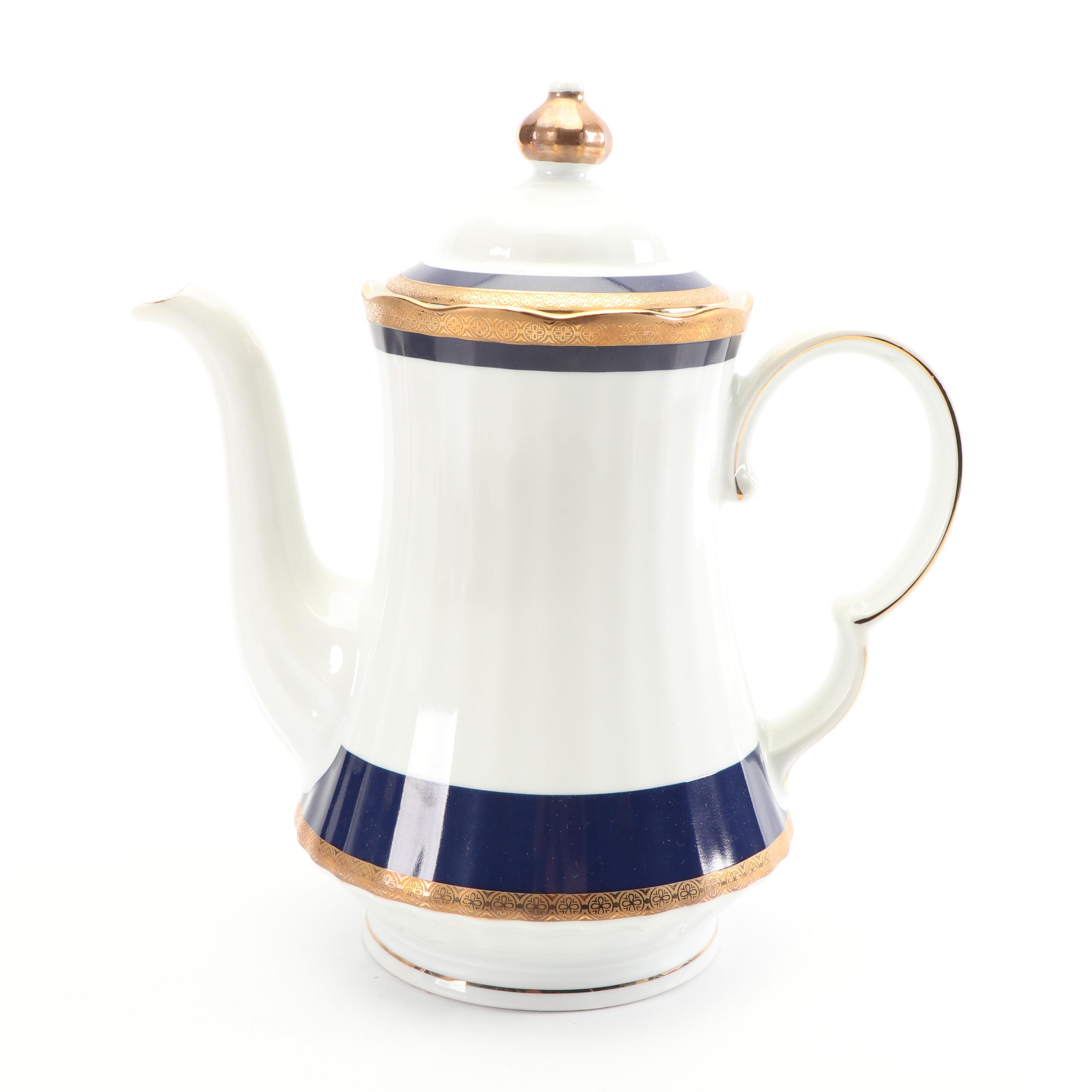 Vintage Gebrüder Winterling Porcelain Coffee Set and Serveware