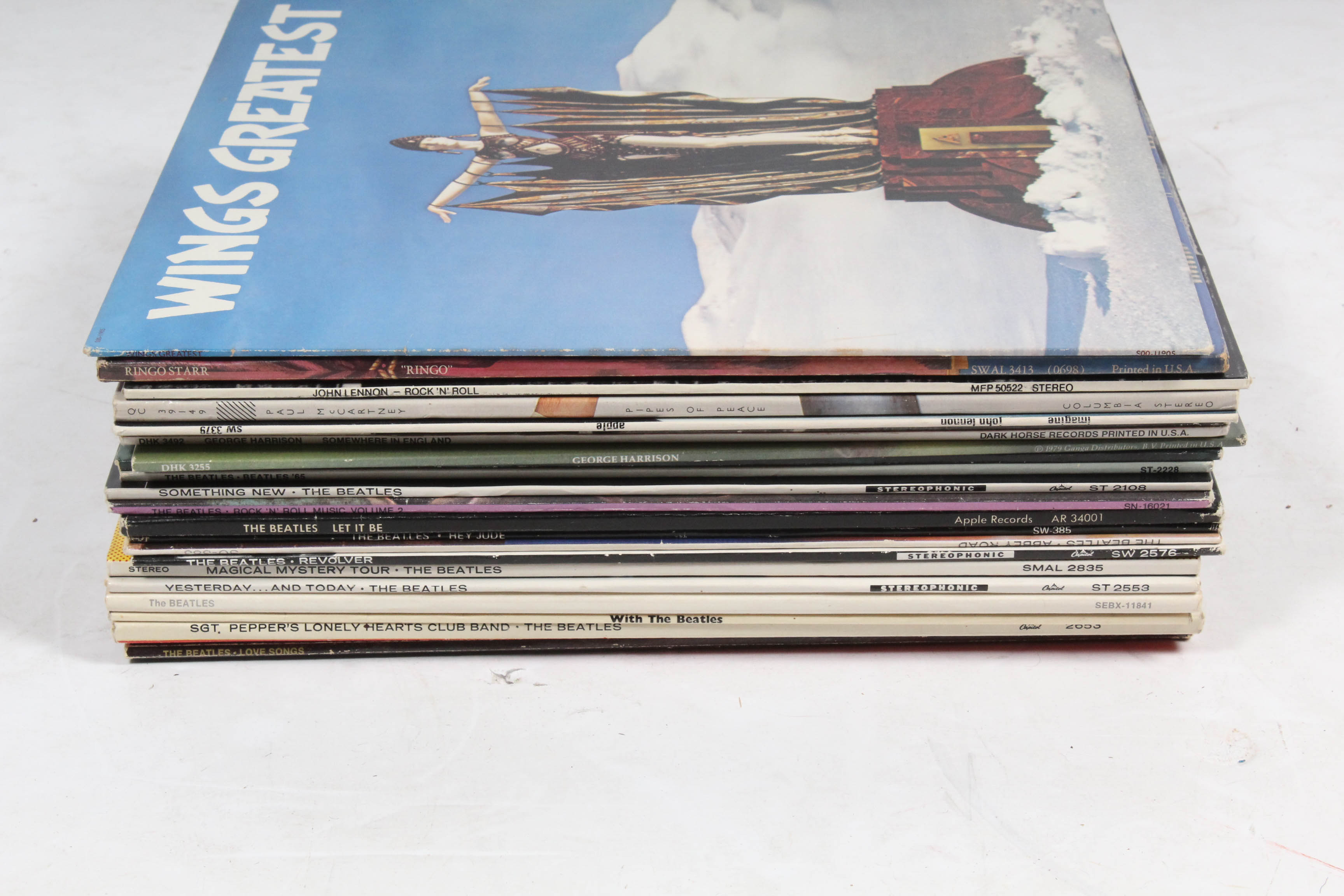 Beatles Scrapbook and Albums With "White Album" White Vinyl Edition