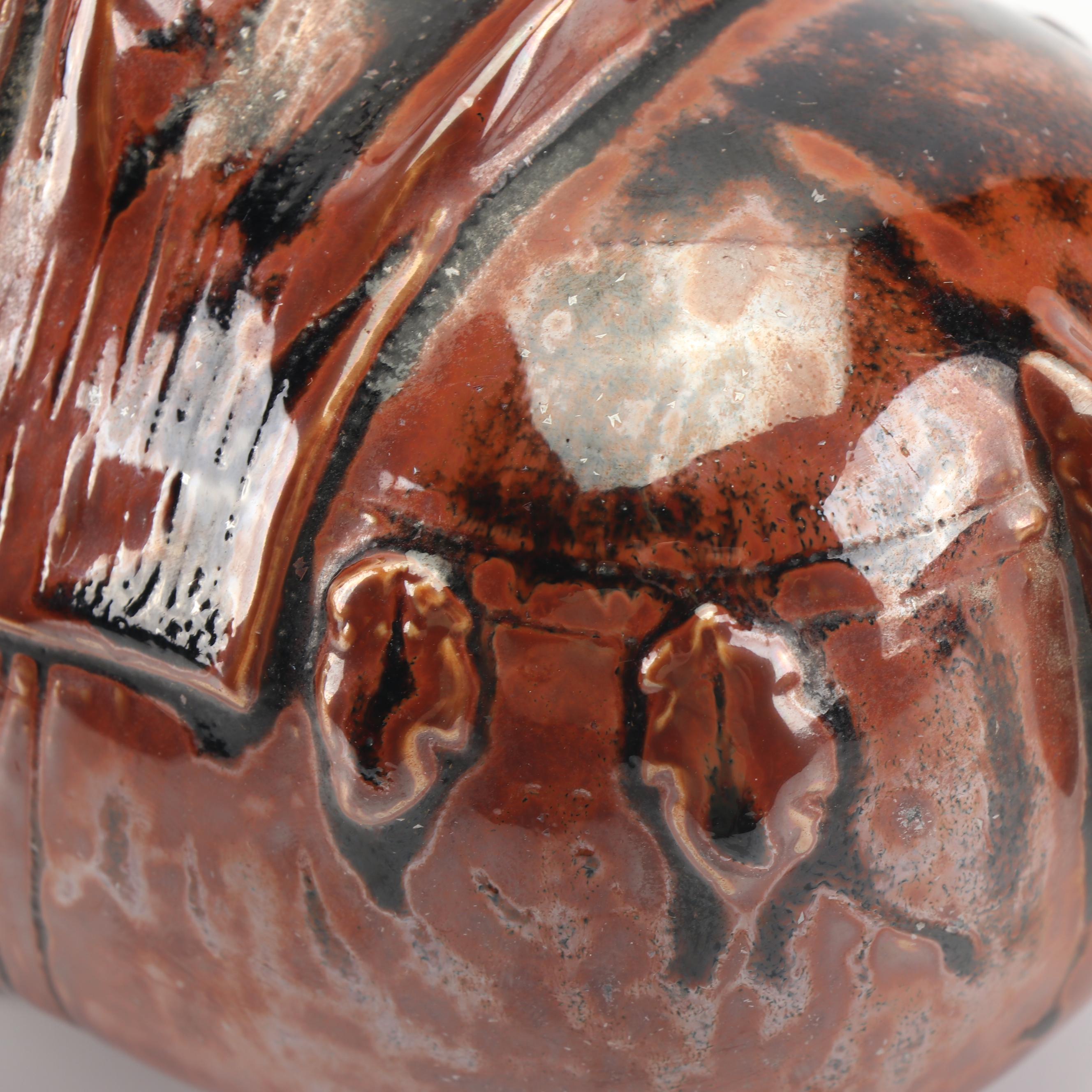 Signed Handbuilt Porcelain Horse Figurine