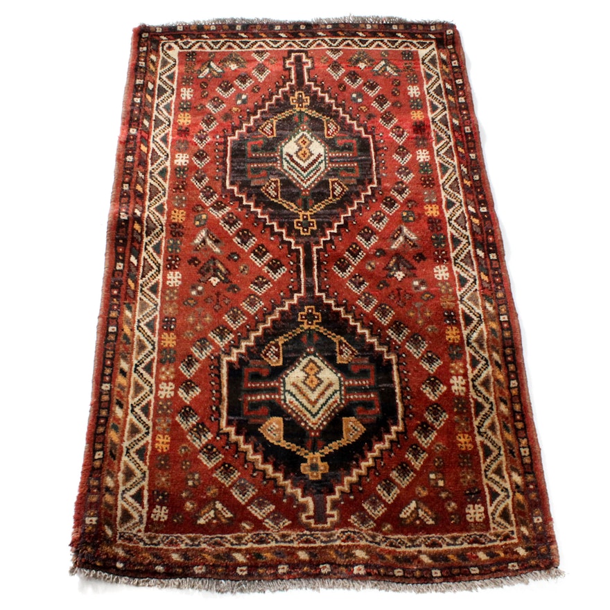 Vintage Hand-Knotted Northwest Persian Accent Rug