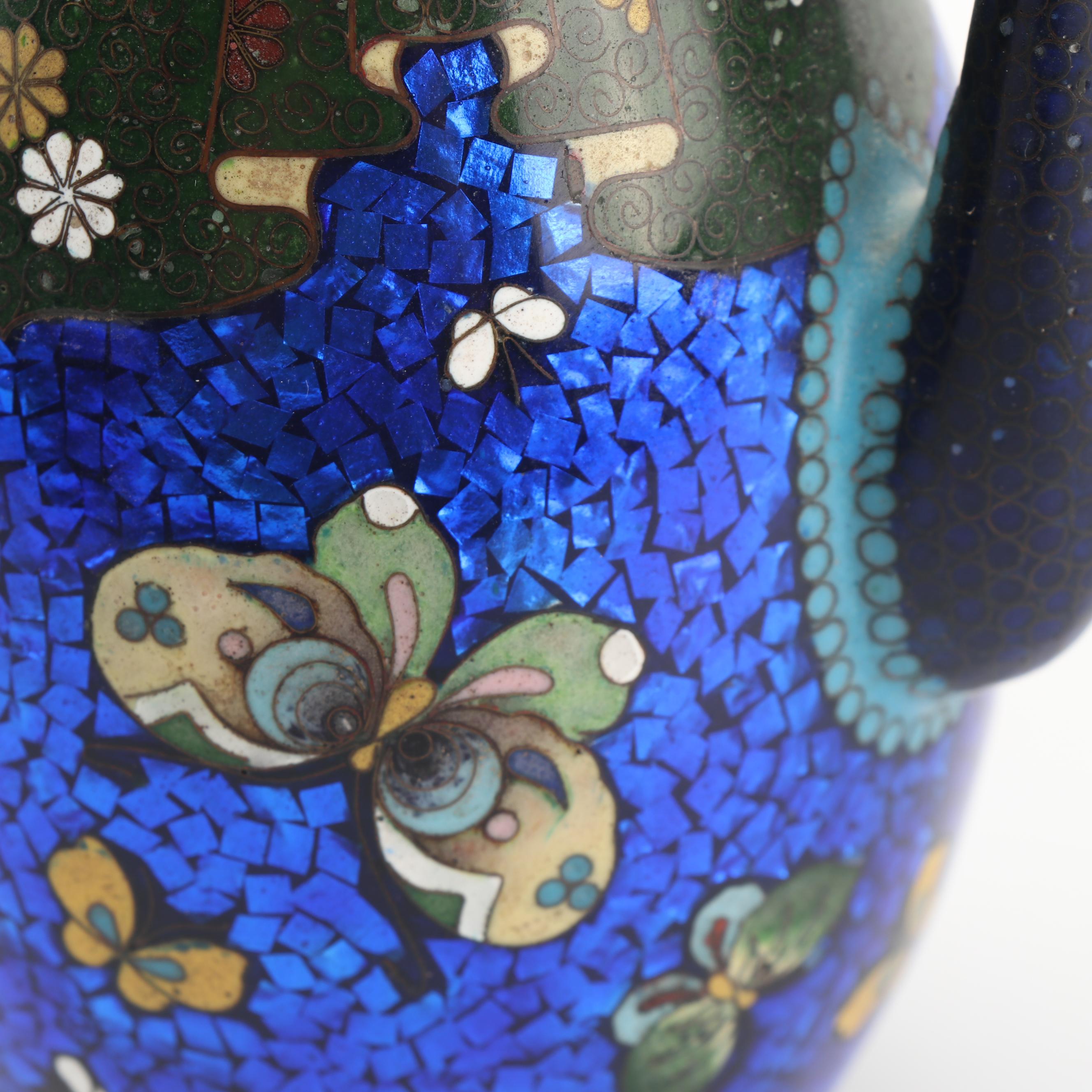 Japanese Meiji Period Cloisonné Teapot
