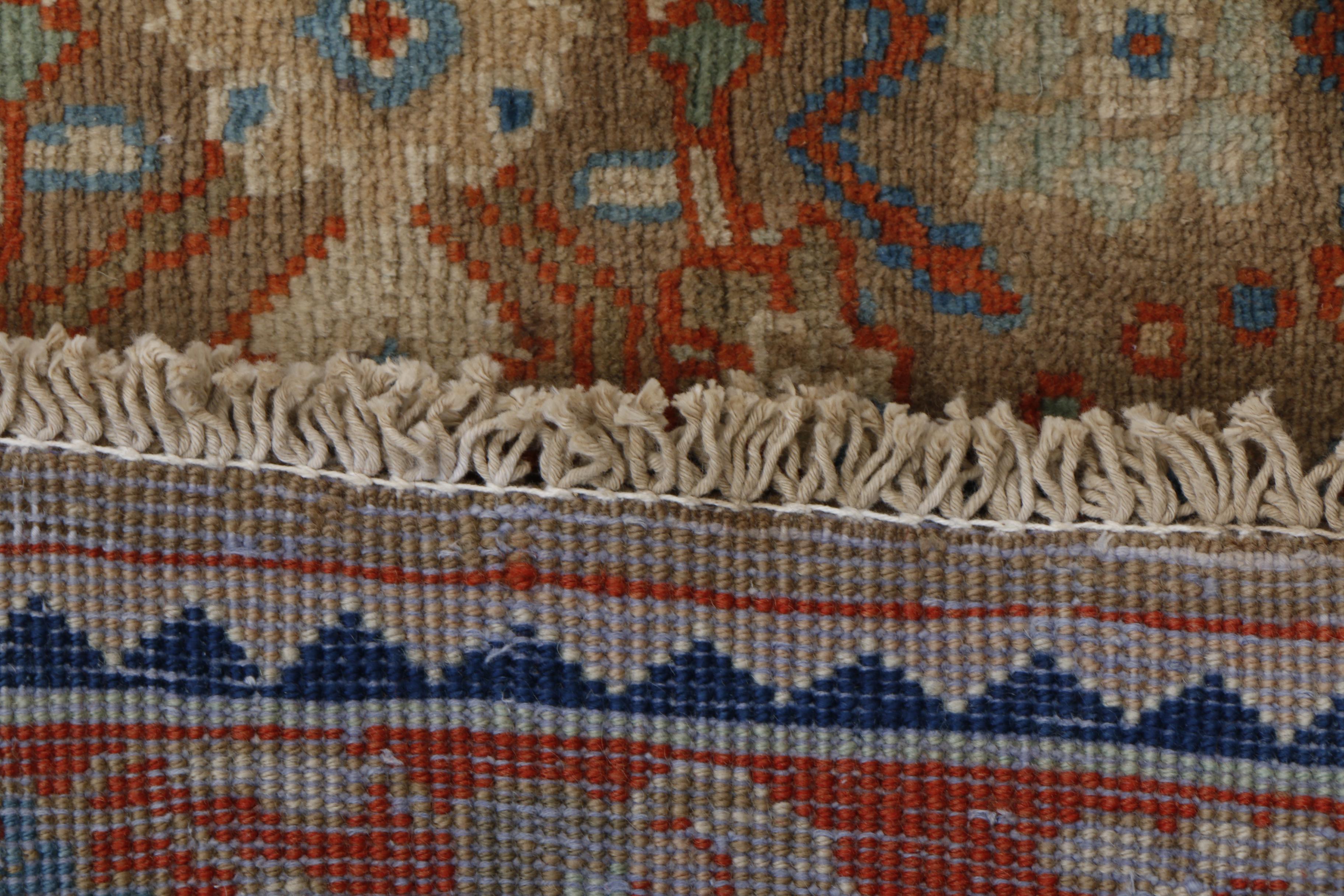 Hand-Knotted Persian Lilihan Wool Carpet Runner
