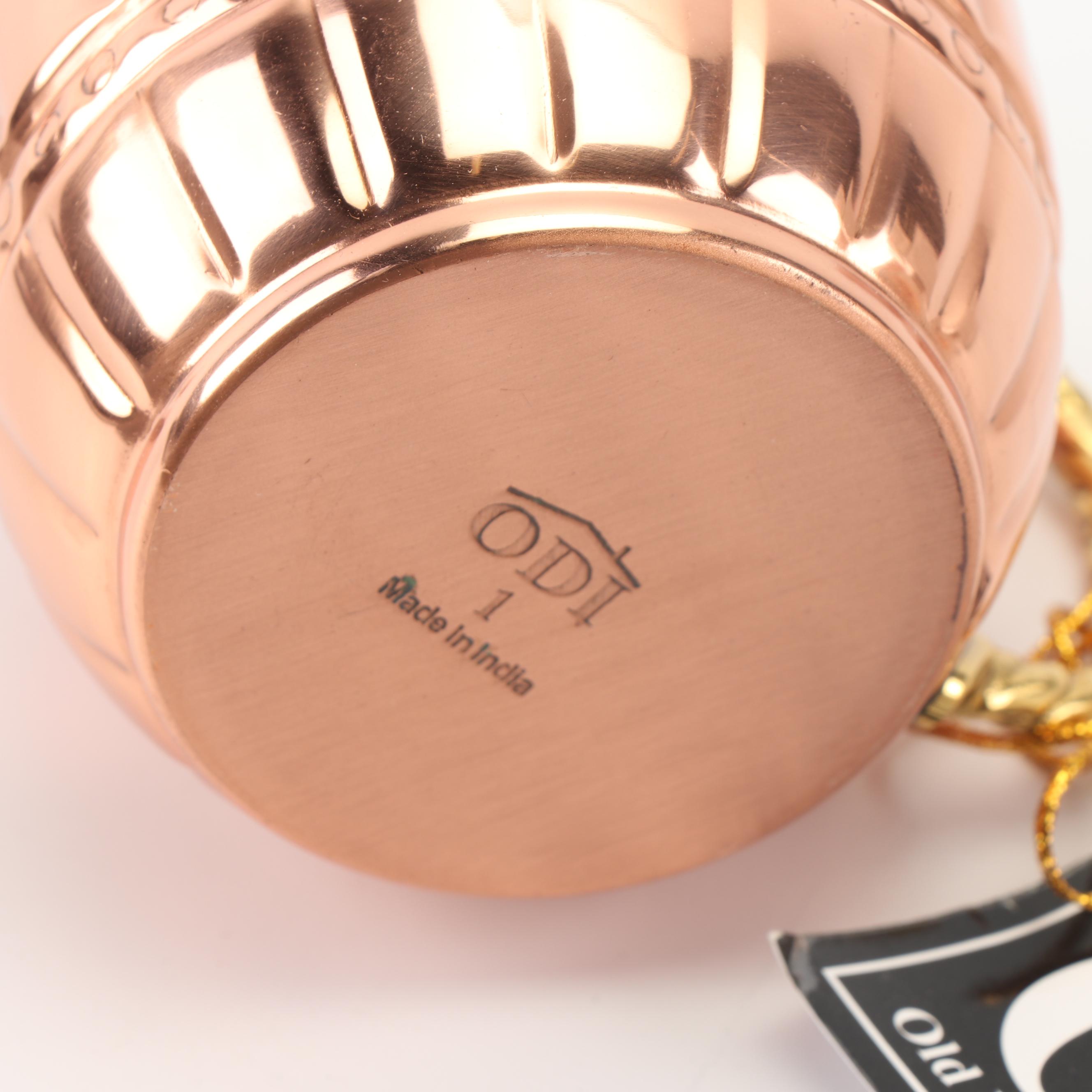 Old Dutch International Solid Copper Barrel Mule 16-Ounce Mugs