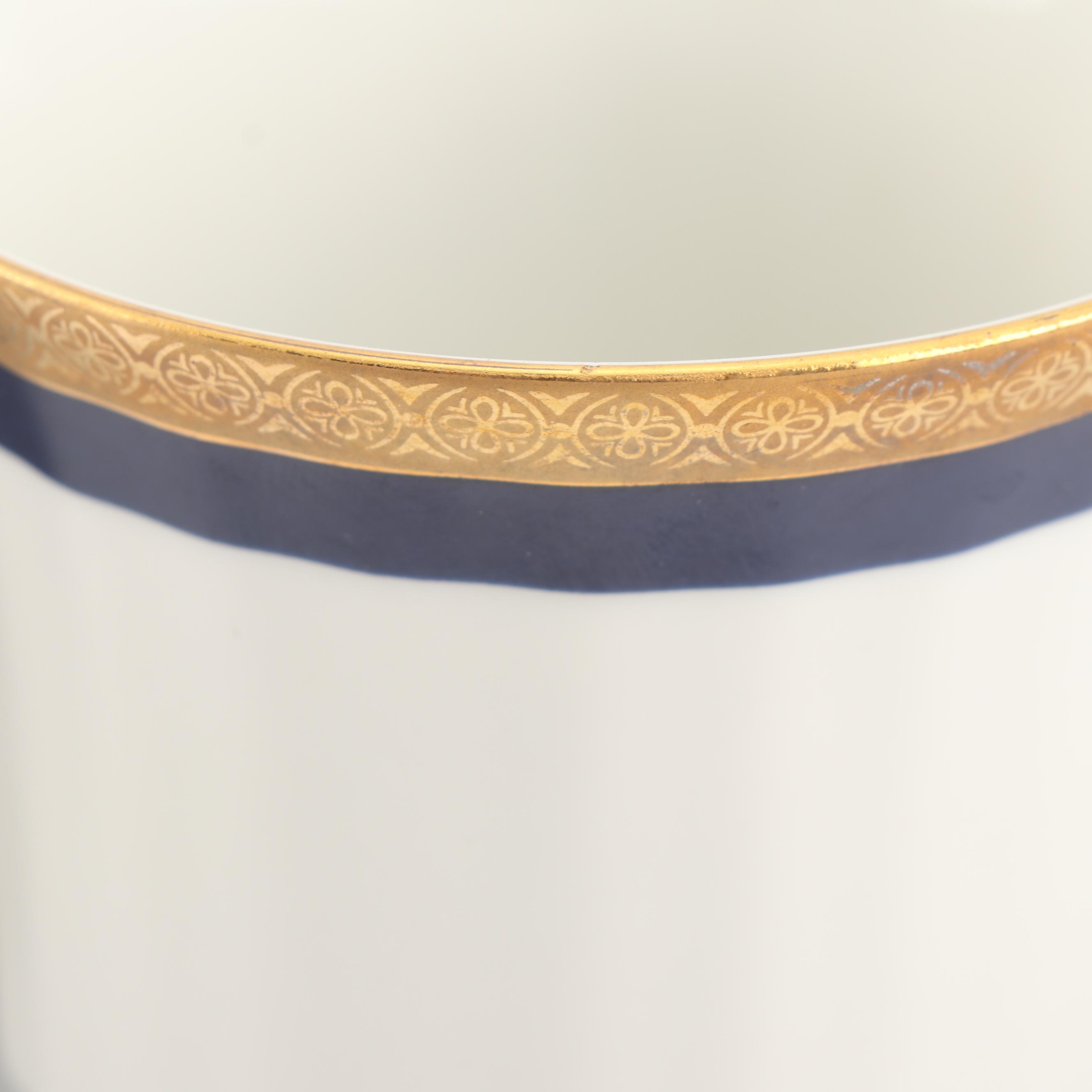 Vintage Gebrüder Winterling Porcelain Cups and Soup Bowls