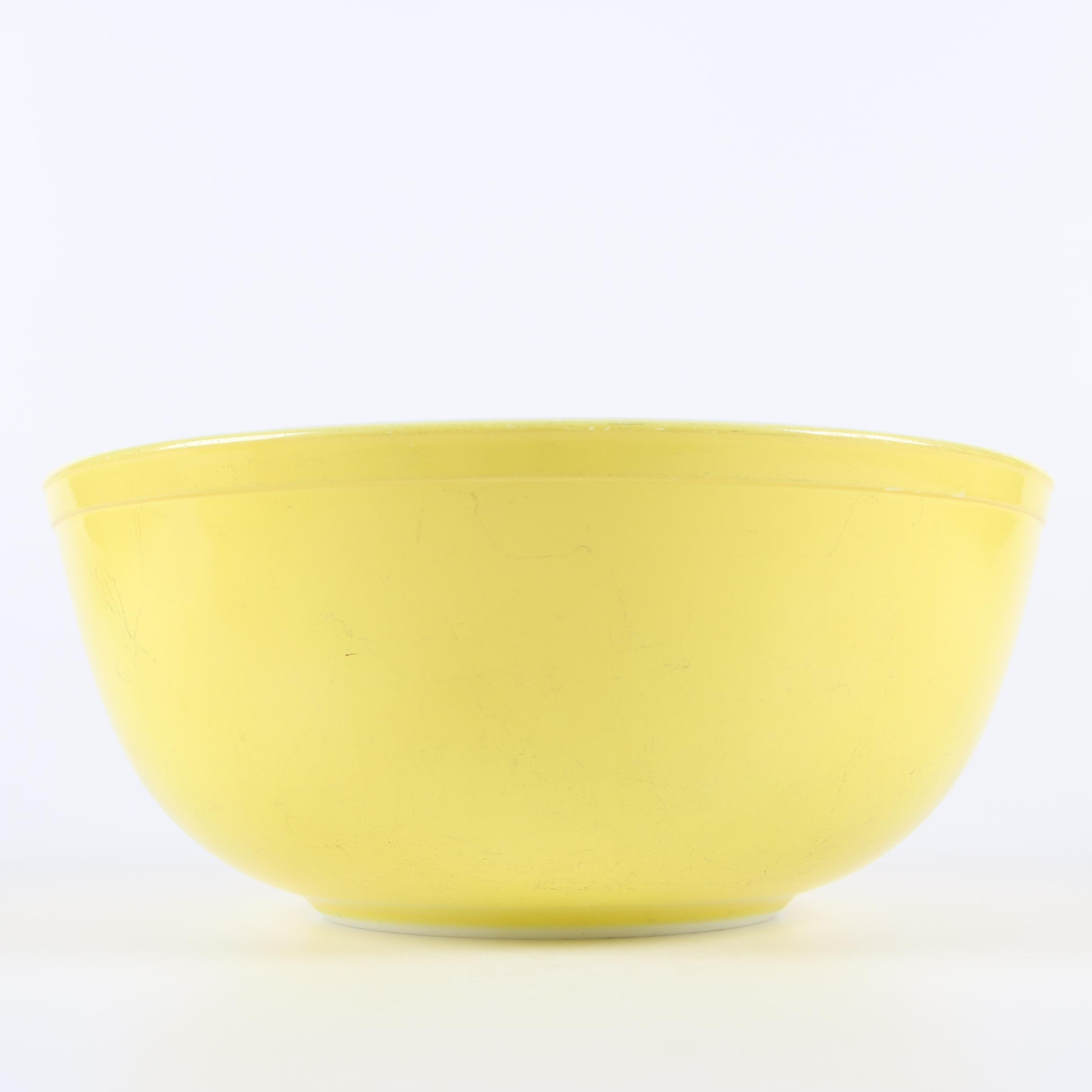 Vintage Pyrex "Primary Colors" Nesting Bowls c. 1945-1949