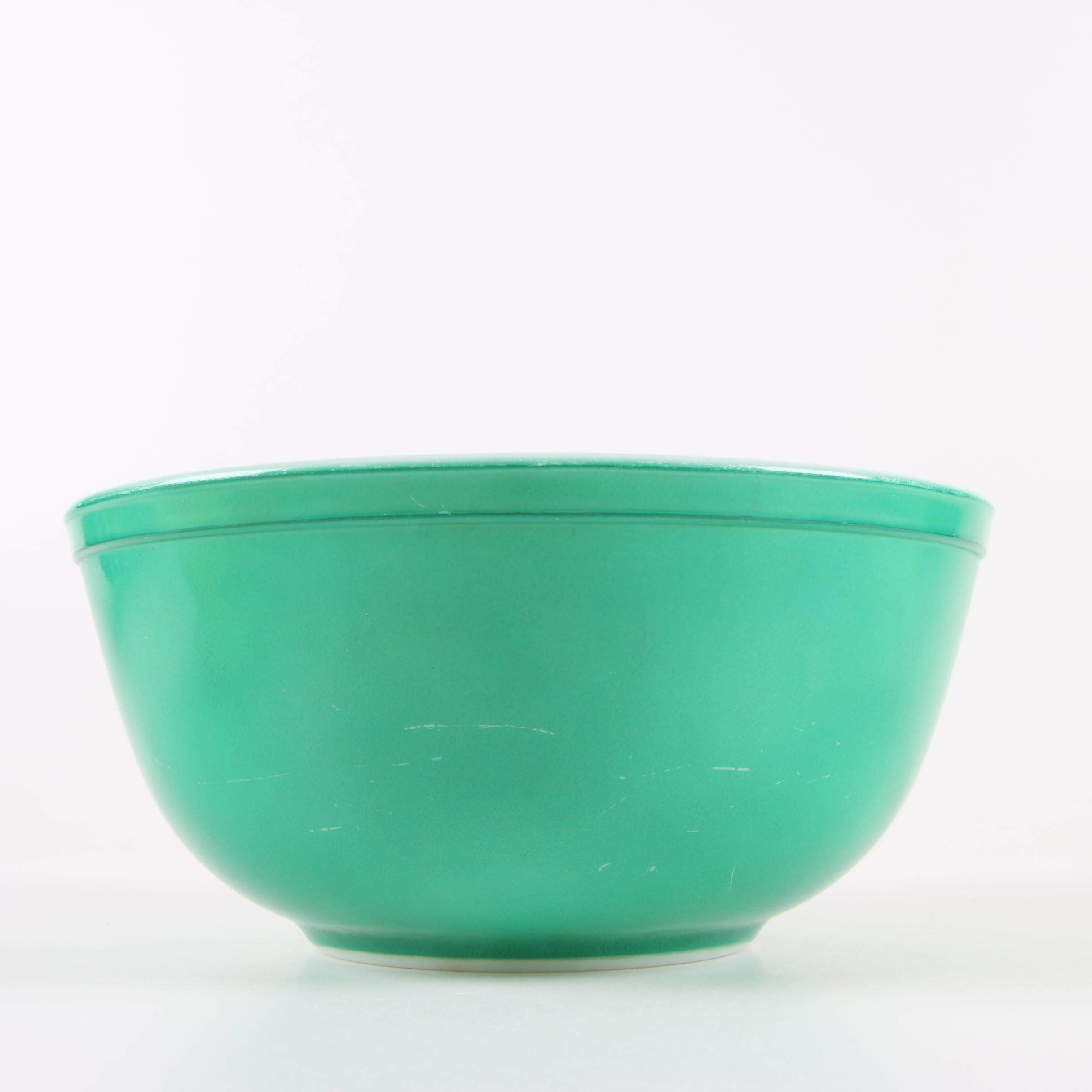 Vintage Pyrex "Primary Colors" Nesting Bowls c. 1945-1949