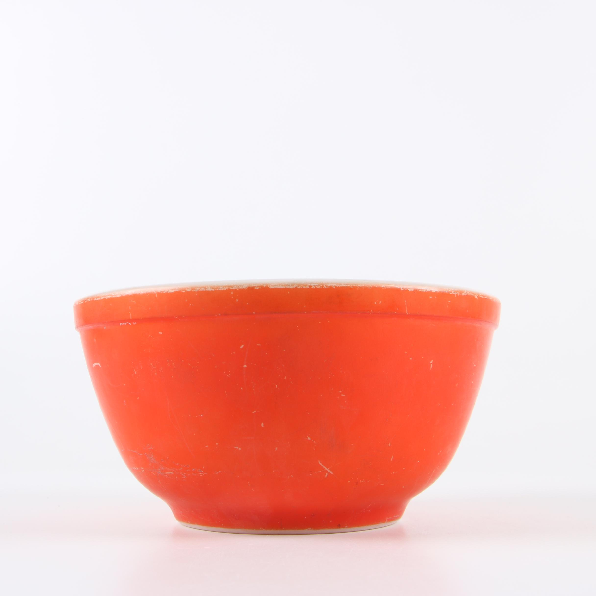 Vintage Pyrex "Primary Colors" Nesting Bowls c. 1945-1949