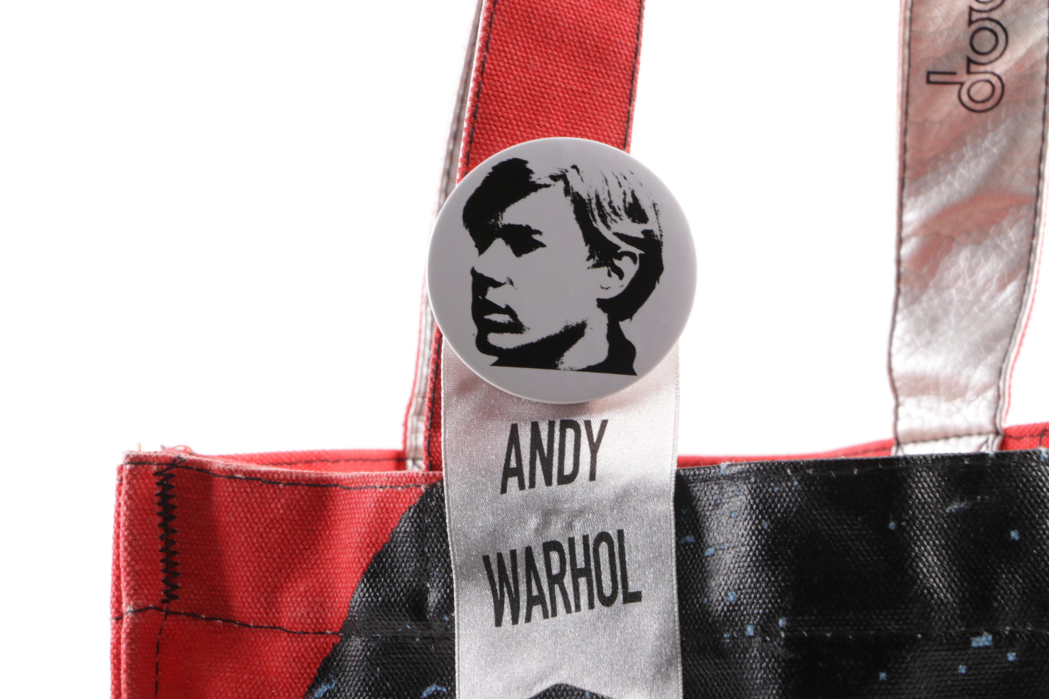 Loop NYC Andy Warhol Canvas Jackie Kennedy Onassis Themed Tote