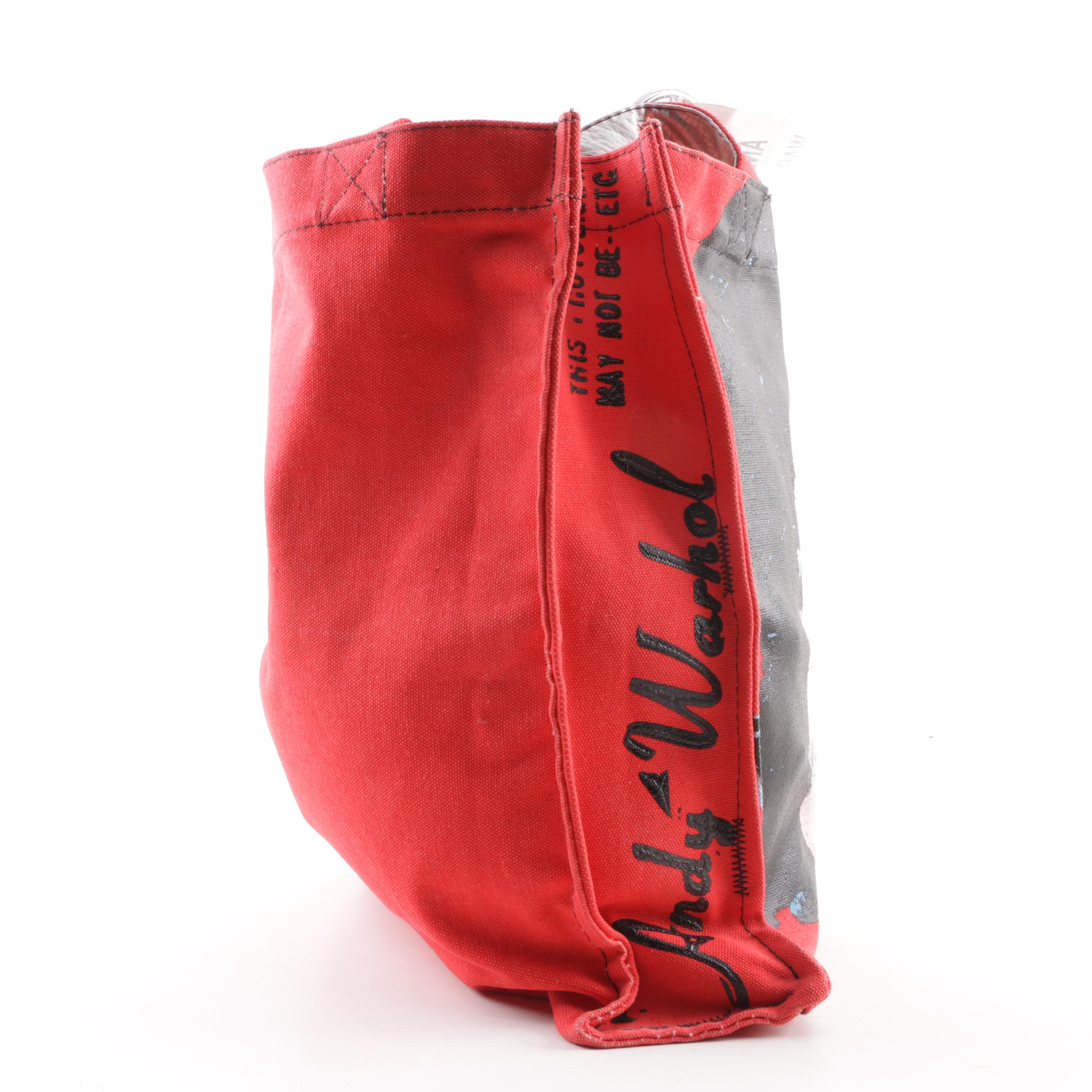 Loop NYC Andy Warhol Canvas Jackie Kennedy Onassis Themed Tote