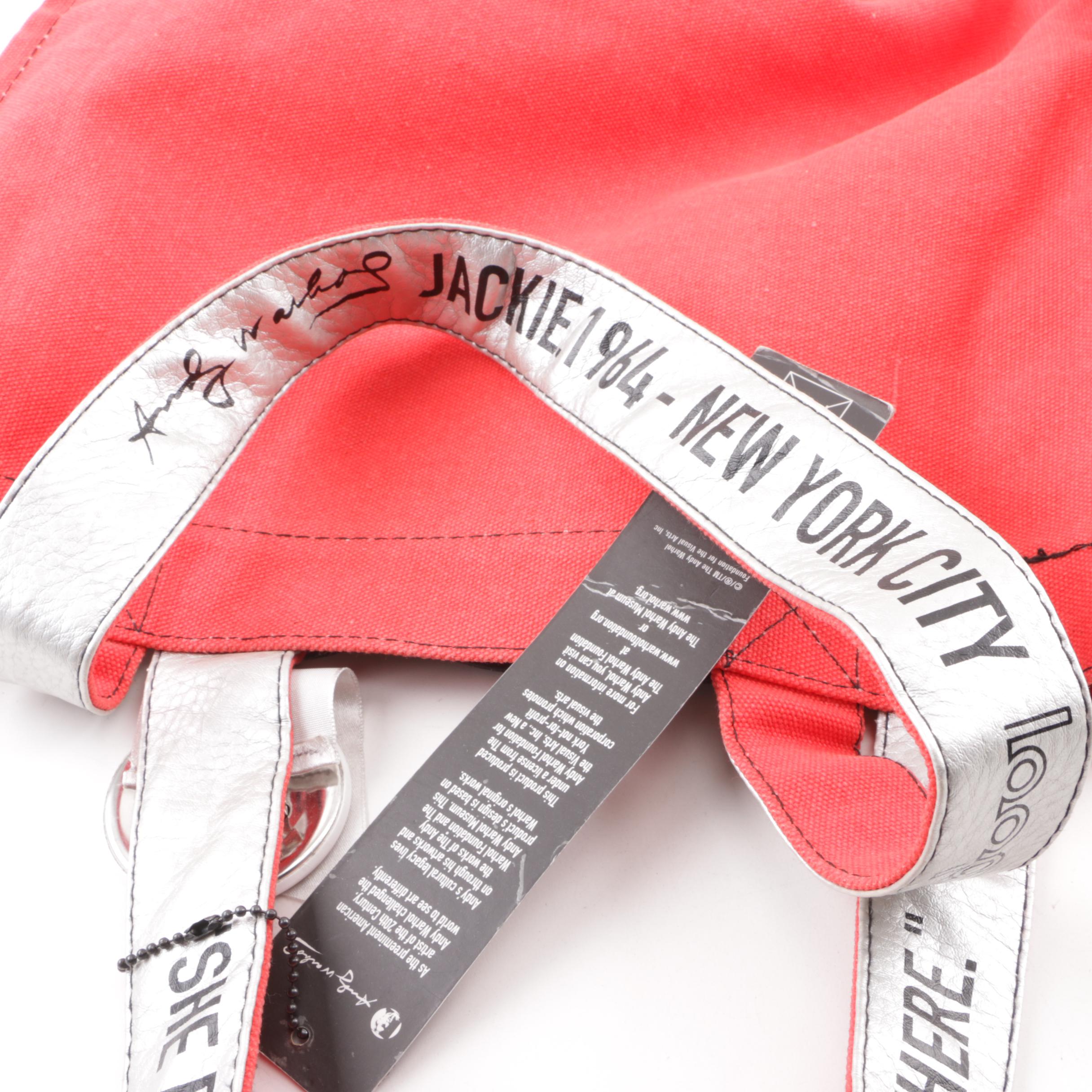 Loop NYC Andy Warhol Canvas Jackie Kennedy Onassis Themed Tote