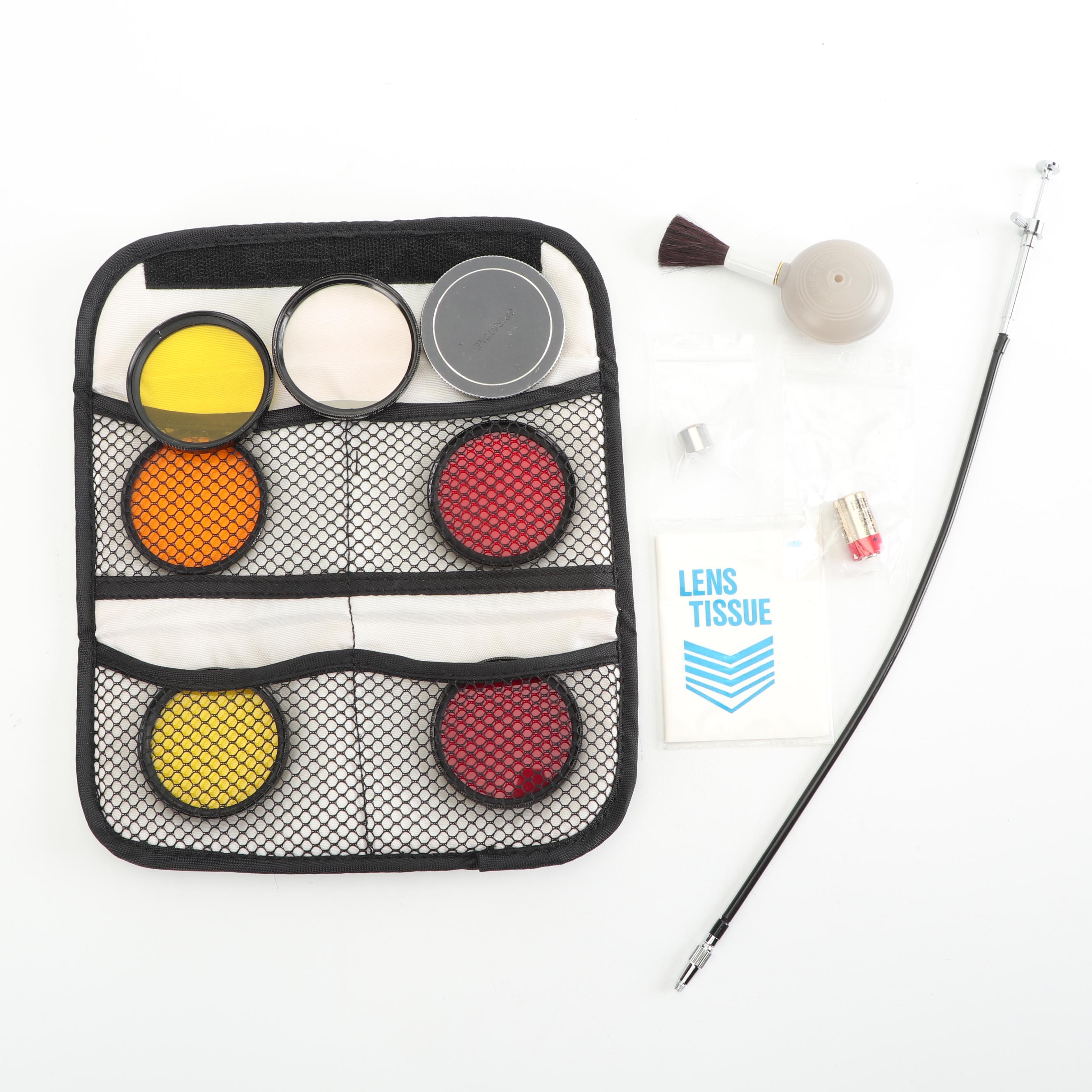 Vintage Nikon FM2 35mm SLR Camera with Bag and Accessories