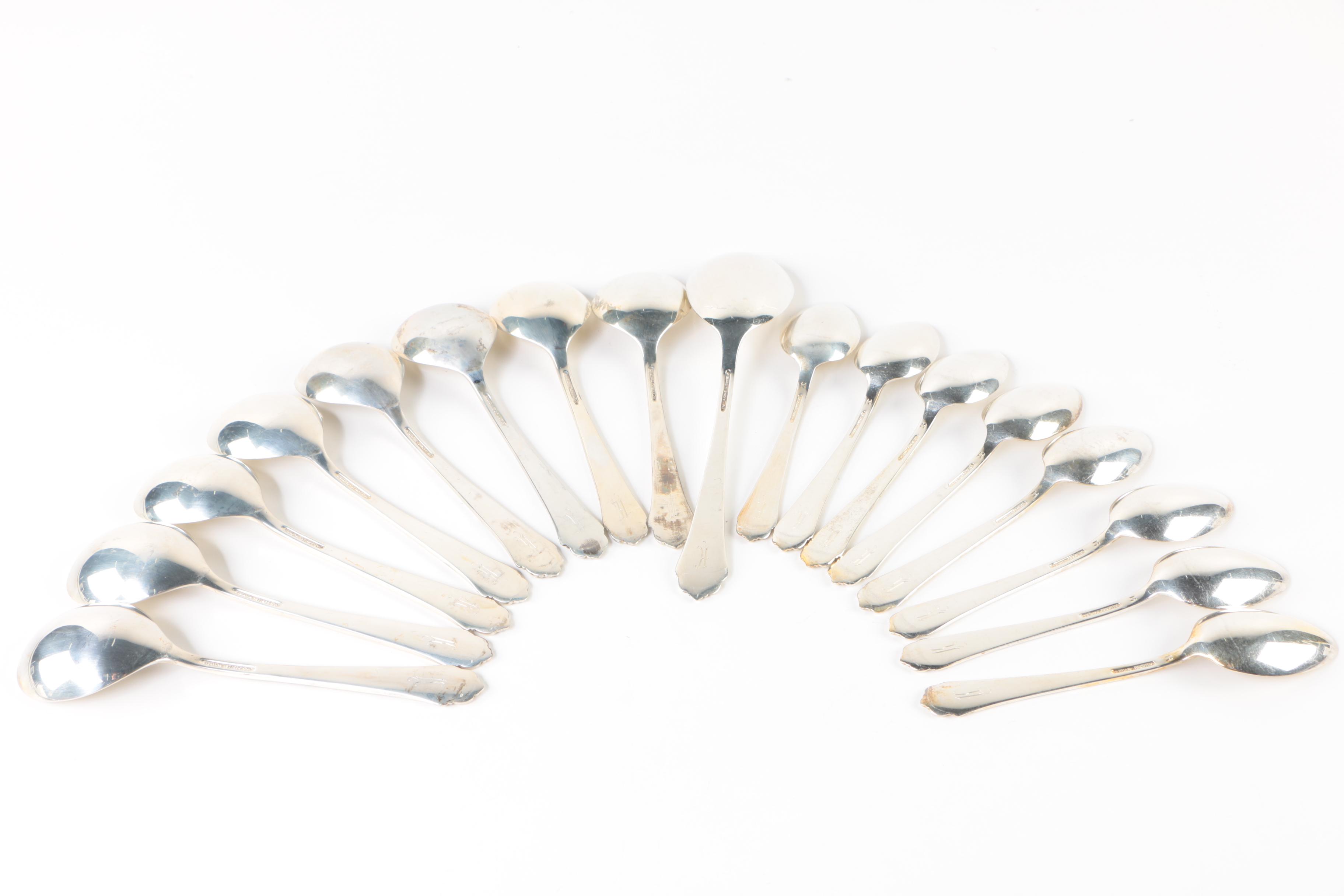 The Stieff Co. "Homewood" Sterling Silver Flatware Set with Naken's Chest