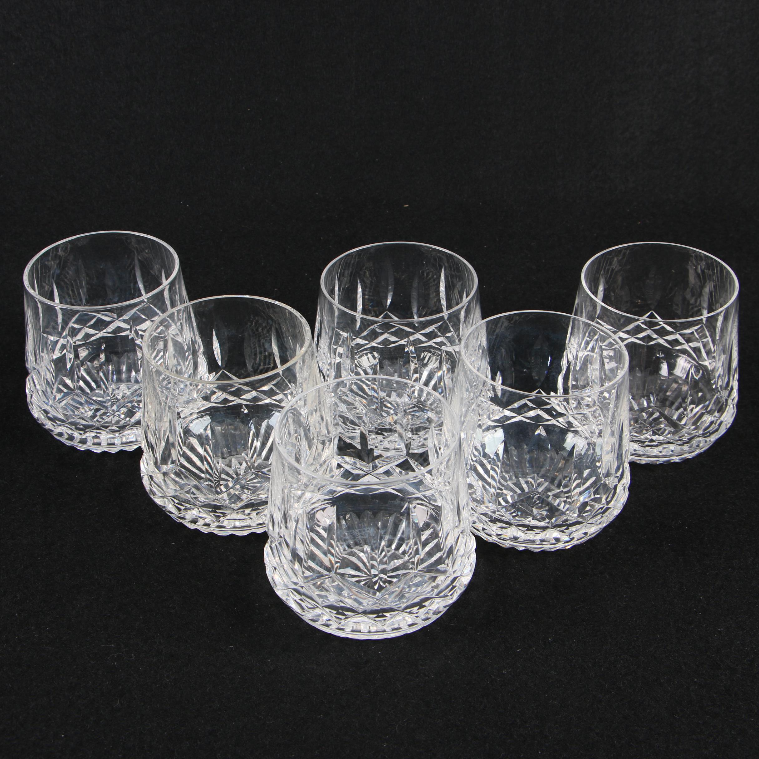 Waterford Crystal "Lismore" Roly Poly Glasses