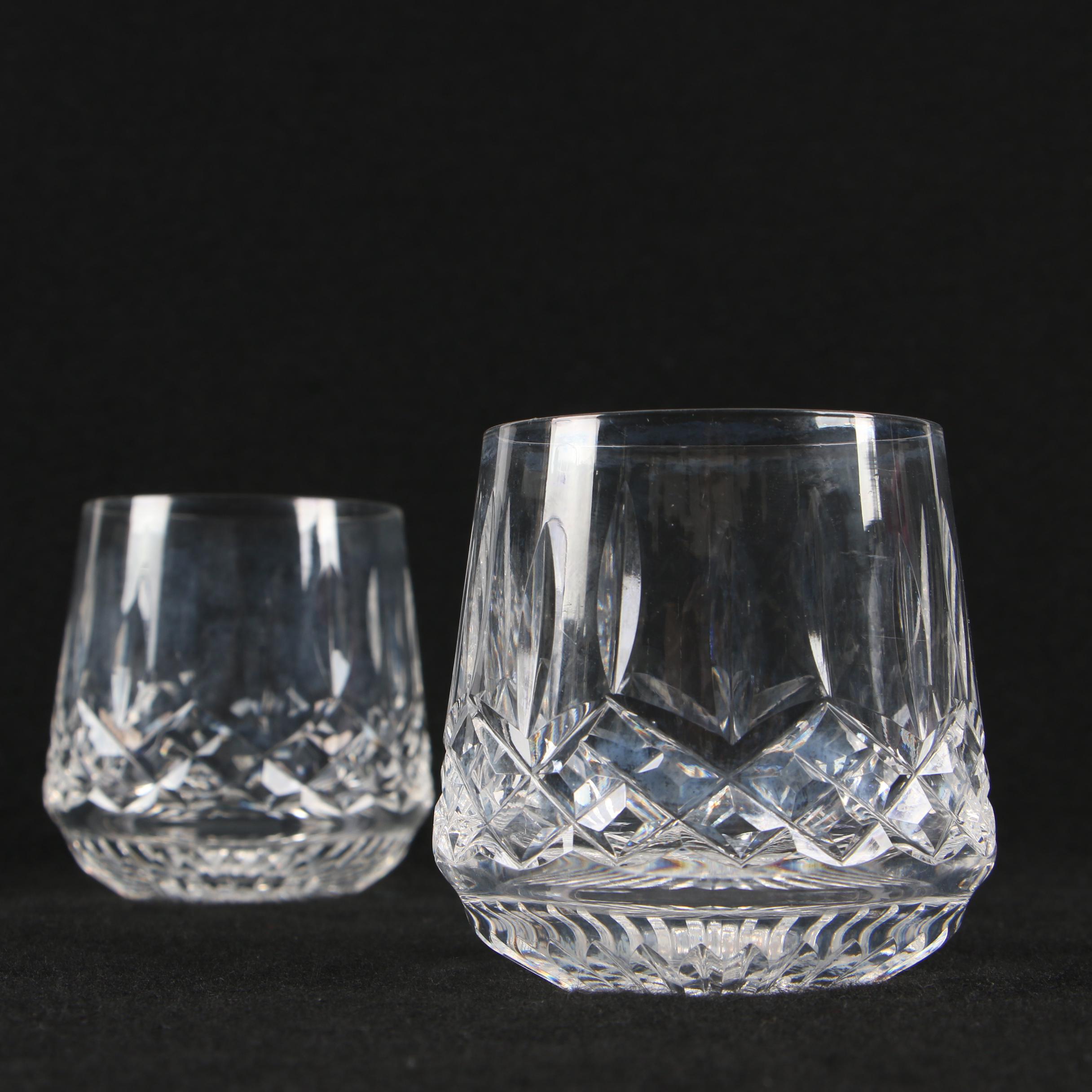 Waterford Crystal "Lismore" Roly Poly Glasses