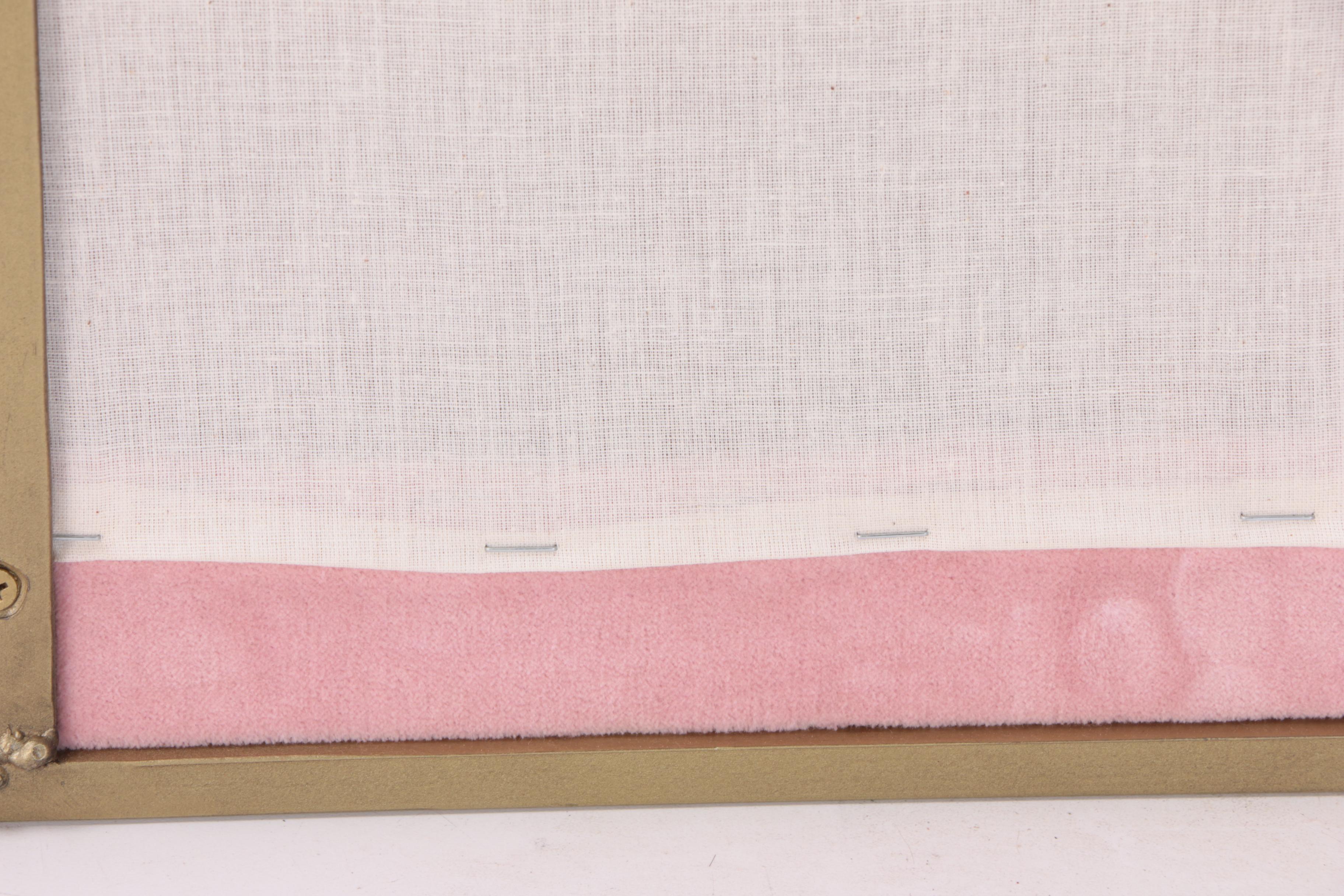 "Glam" Bench with Rose Pink Cushion