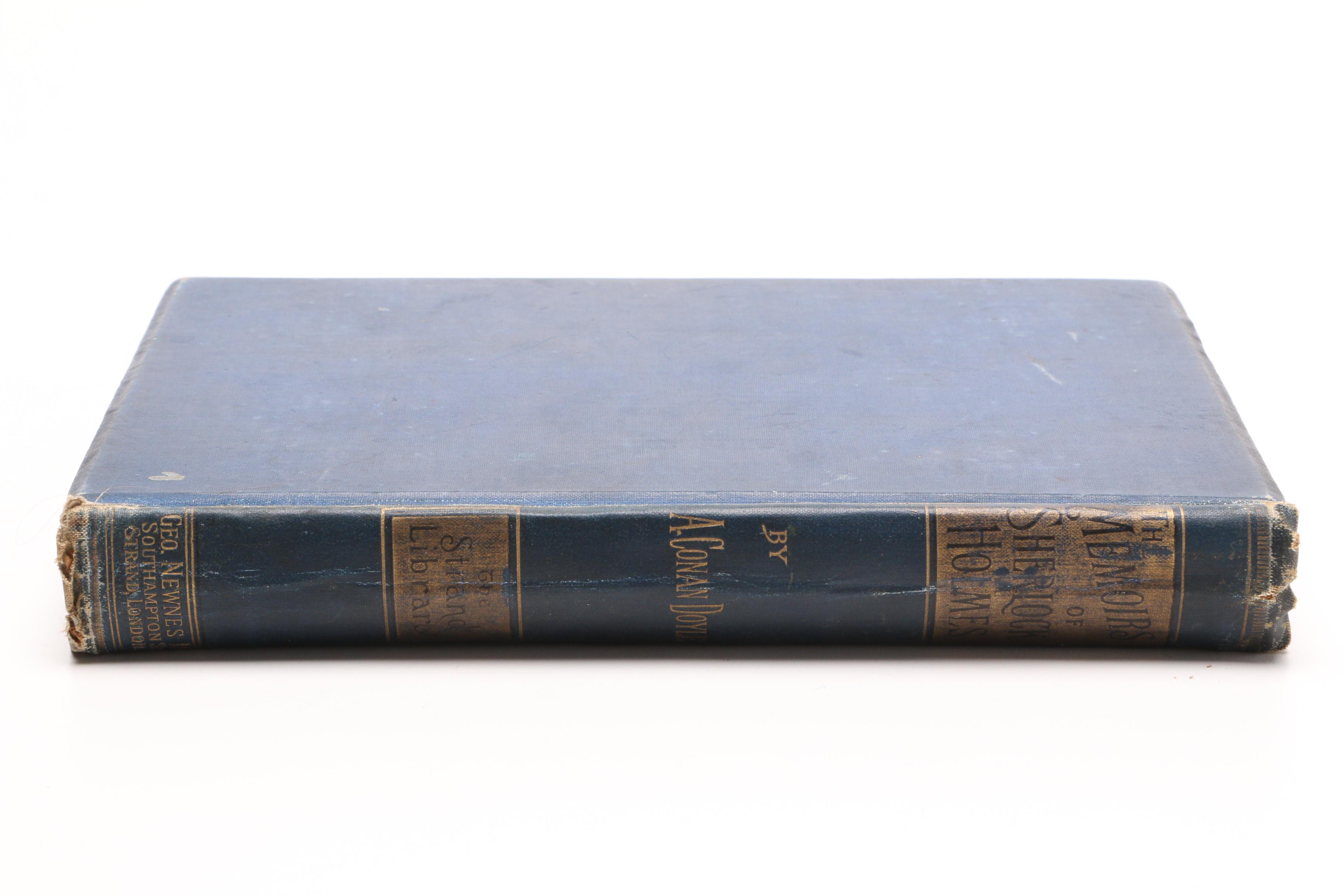 1894 First Edition "The Memoirs of Sherlock Holmes" by Arthur Conan Doyle