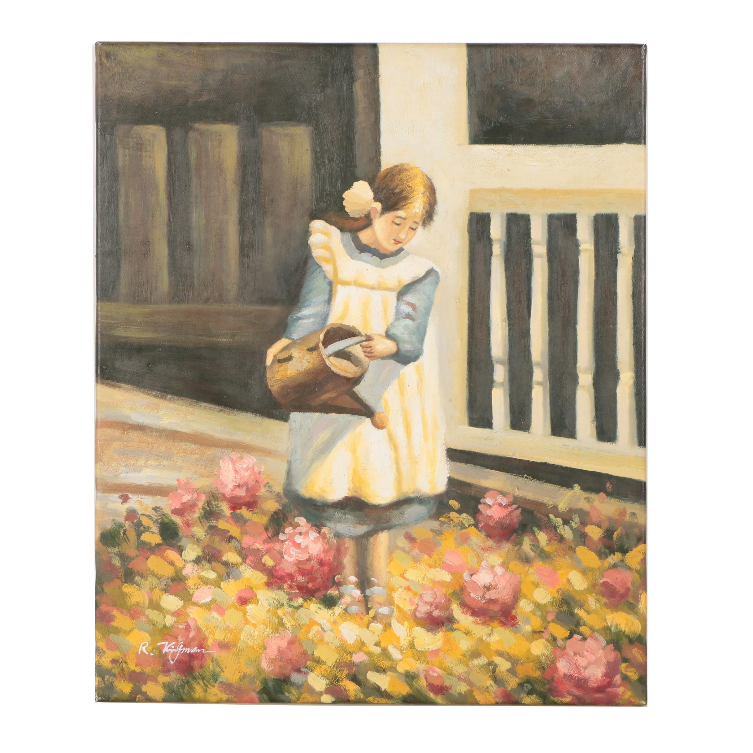 R. Kingman Oil Painting