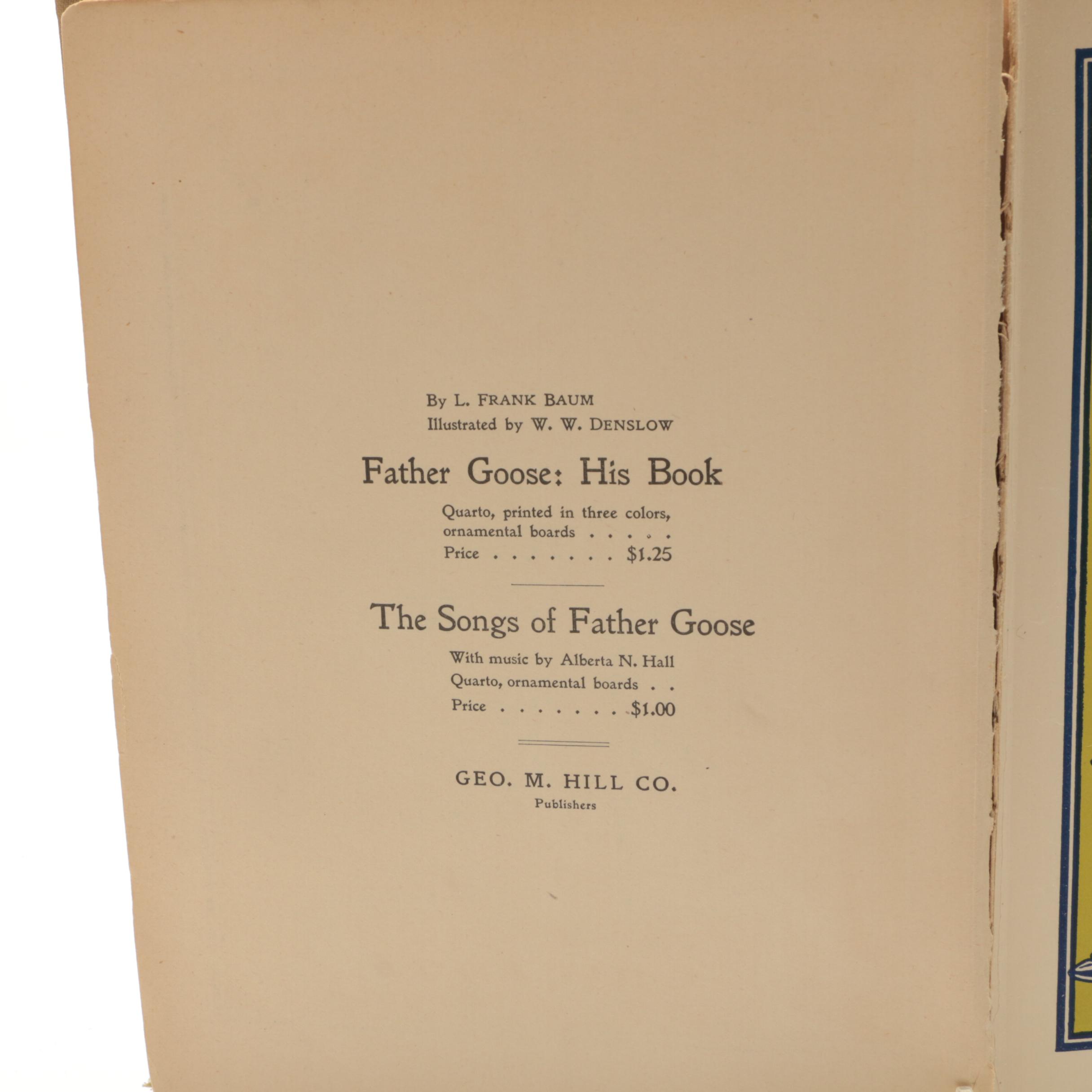 1900 First Edition Second State "The Wonderful Wizard of Oz" by L. Frank Baum