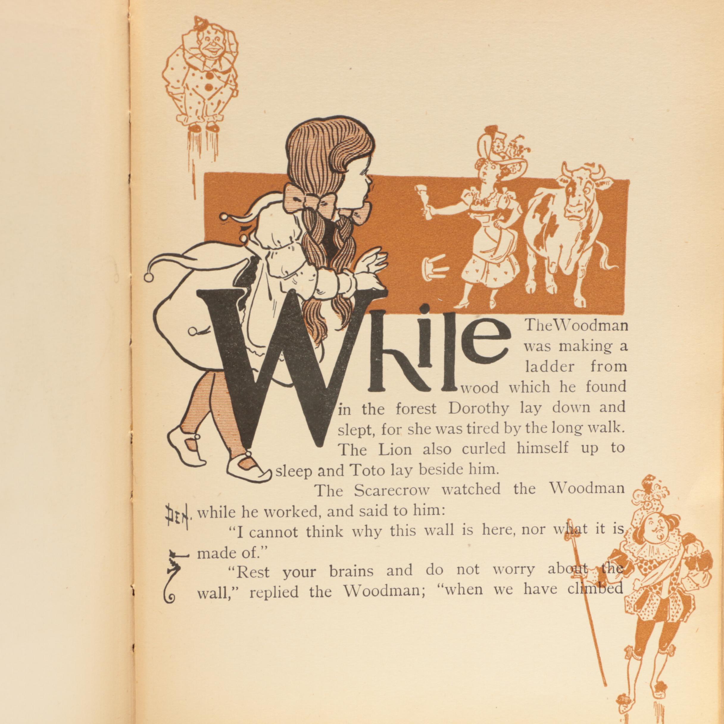 1900 First Edition Second State "The Wonderful Wizard of Oz" by L. Frank Baum