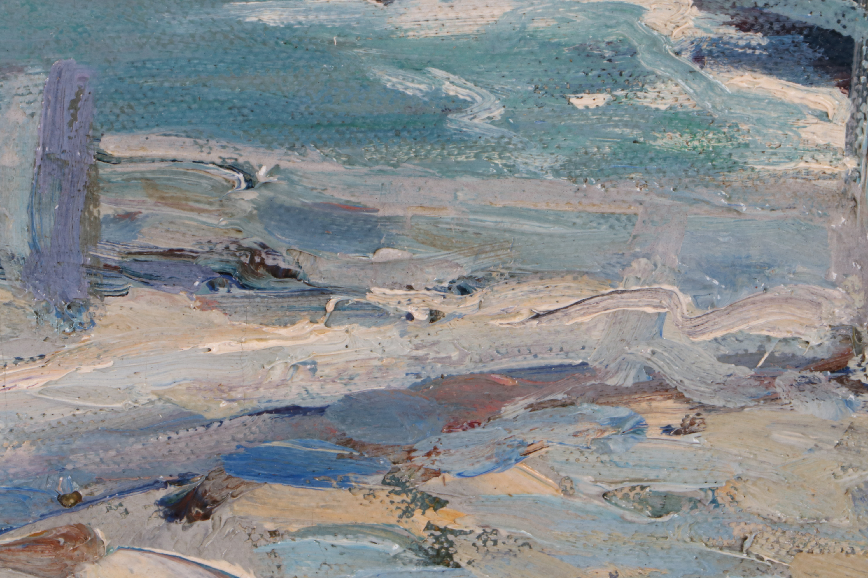 Edward Henry Potthast Impressionist Oil Painting of a Seascape