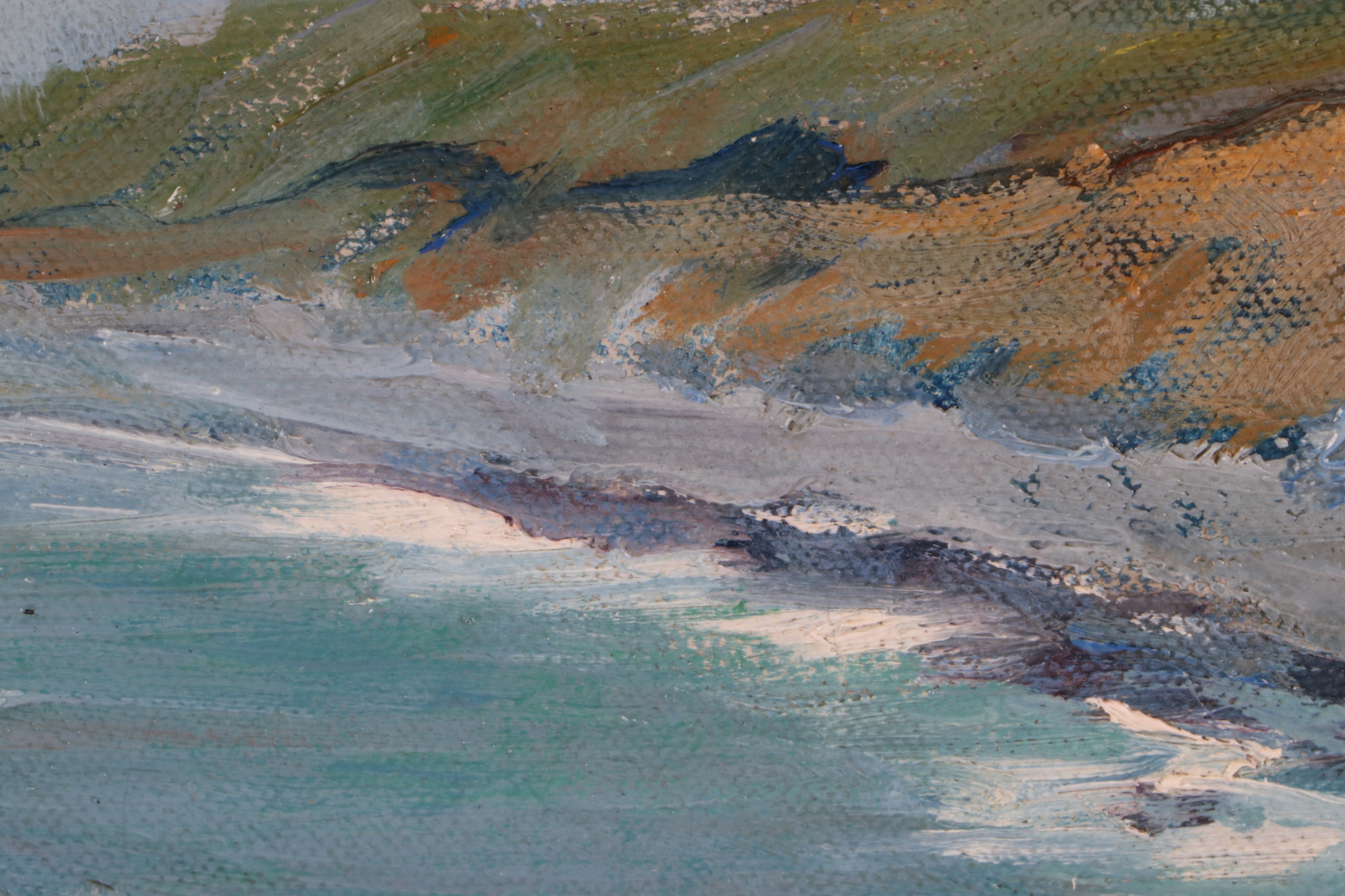 Edward Henry Potthast Impressionist Oil Painting of a Seascape