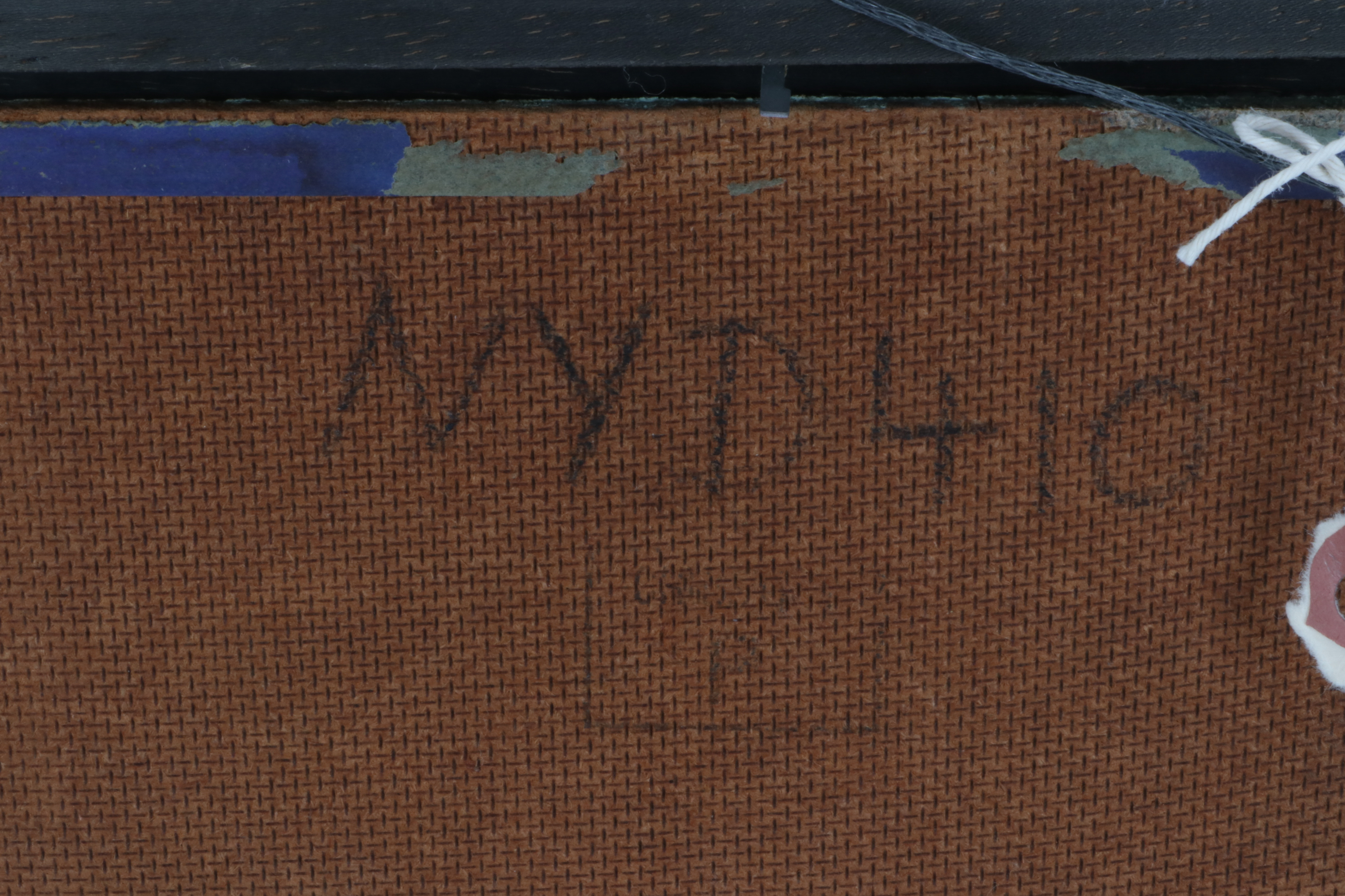 Grandma Moses Oil Painting "Village Scene"