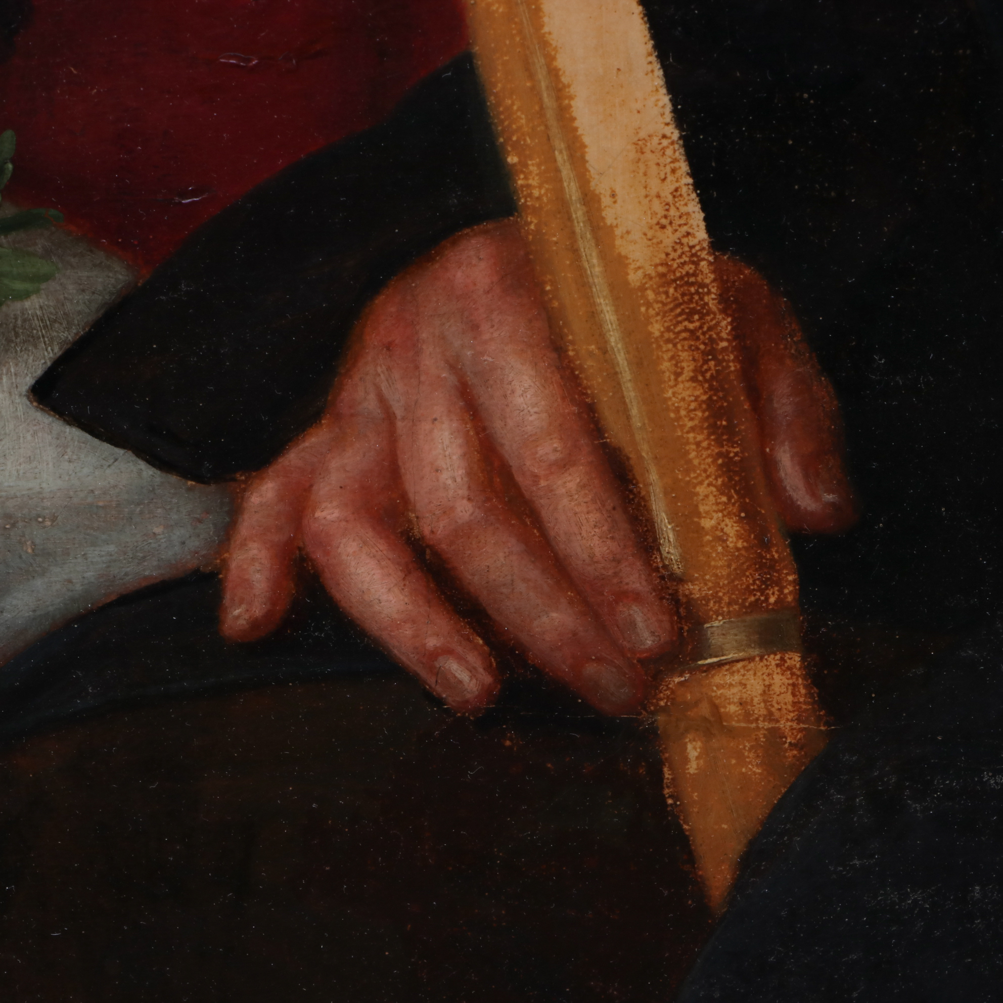 Joseph Anton Muxel 1824 Mural-Sized Family Portrait Oil Painting on Canvas