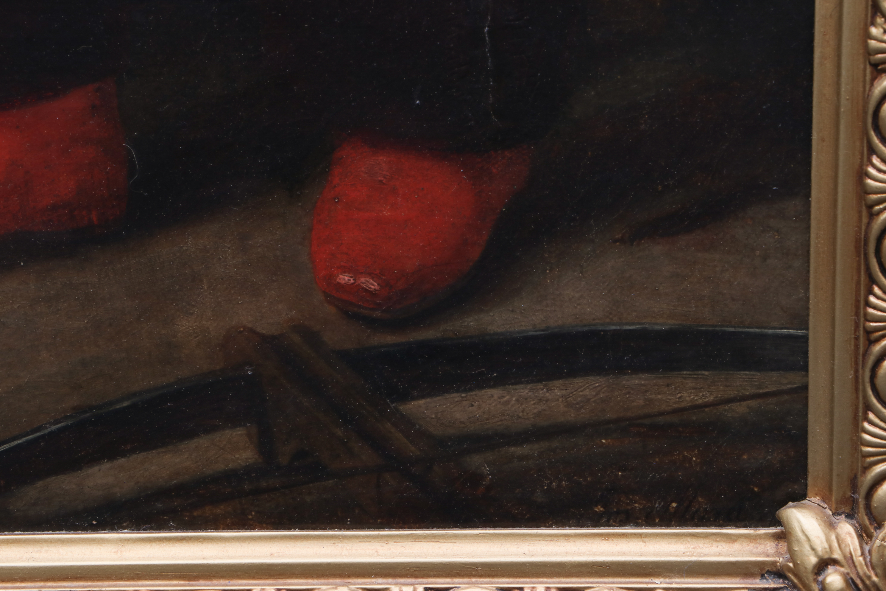 Joseph Anton Muxel 1824 Mural-Sized Family Portrait Oil Painting on Canvas